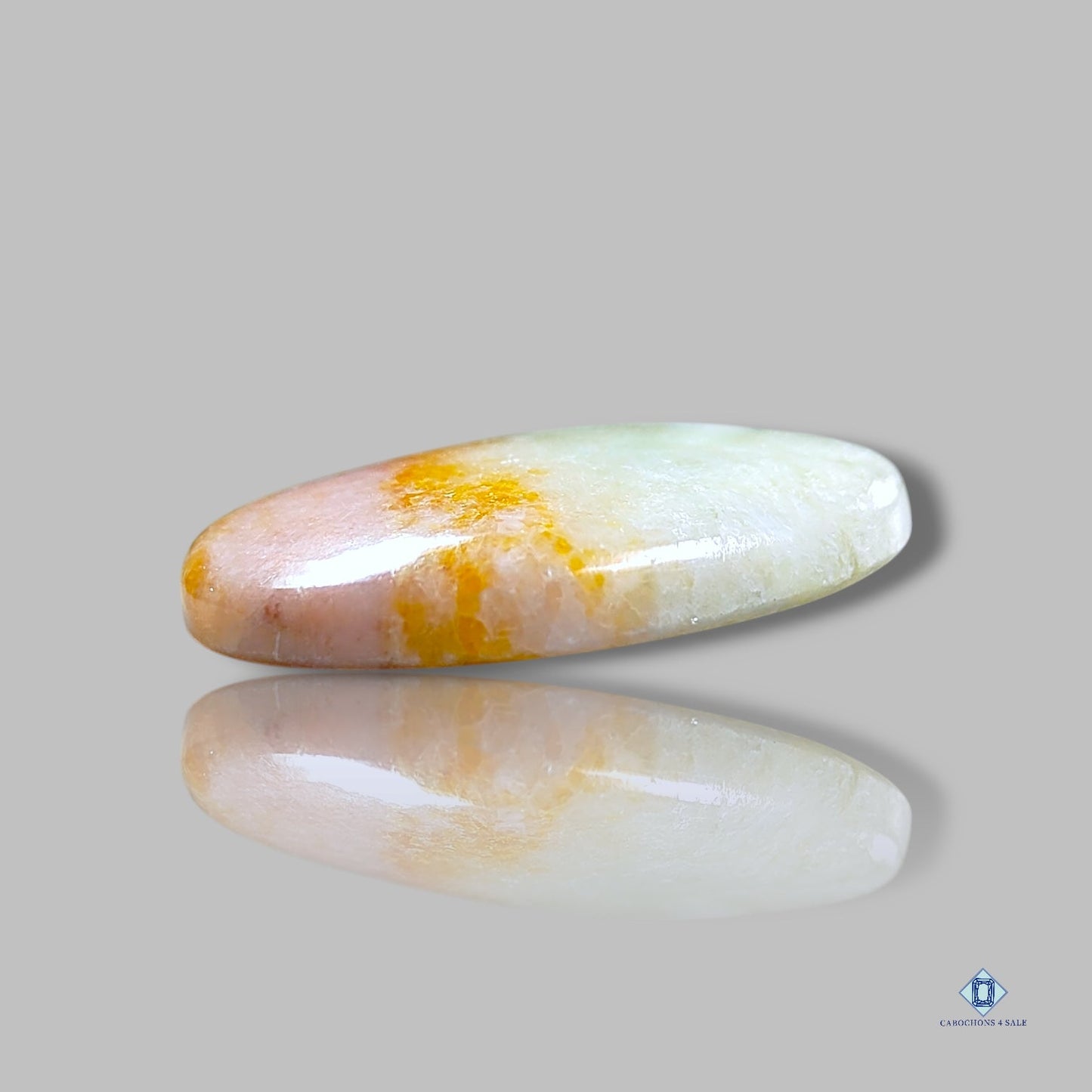 Cabujones ovalados de argonita