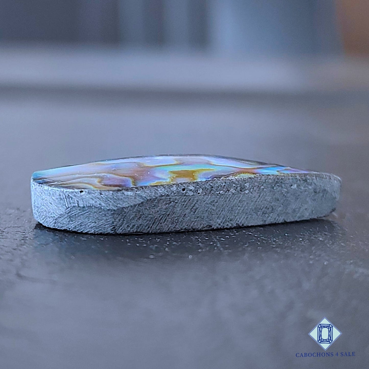 Natural Abalone Shell Gemstone Pear Cabochons 33*15*6mm from New Zealand available for sale