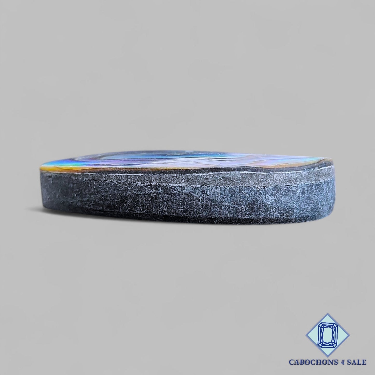 Natural Abalone Shell Gemstone Pear Cabochons 35*26*7mm From New Zealand available for sale