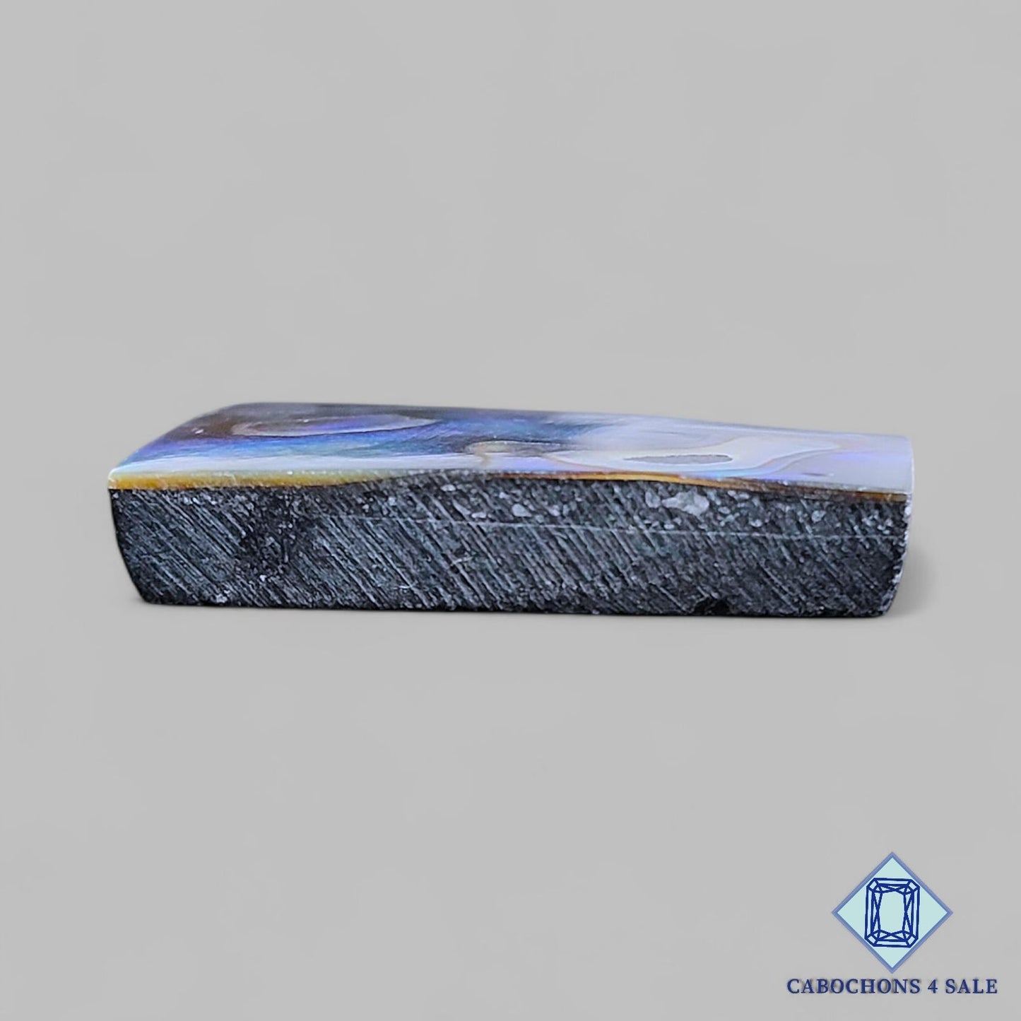 Natural Abalone Shell Gemstone Rectangle Cabochons 29*21*5mm From New Zealand available for sale