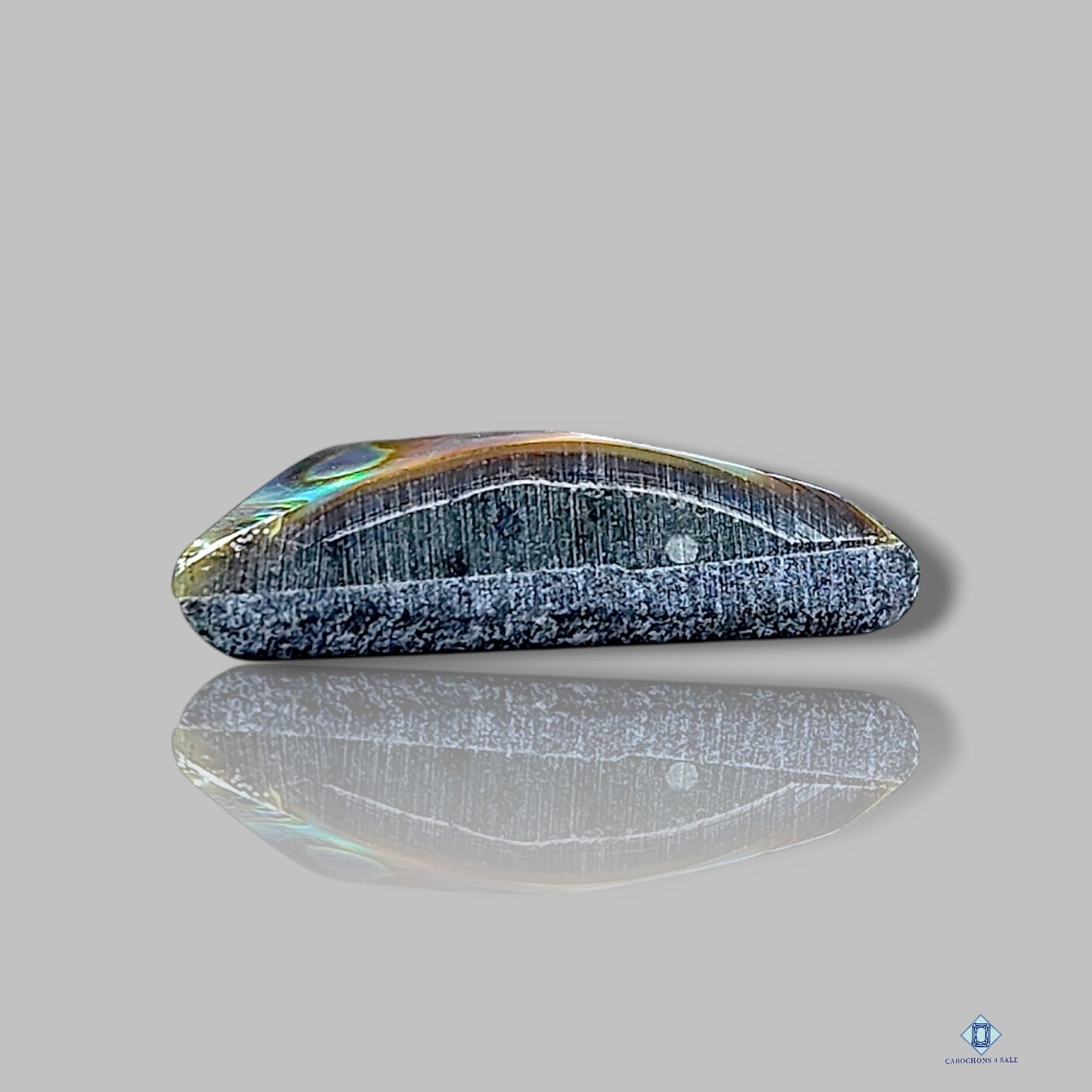 Cabujones triangulares de concha de abulón