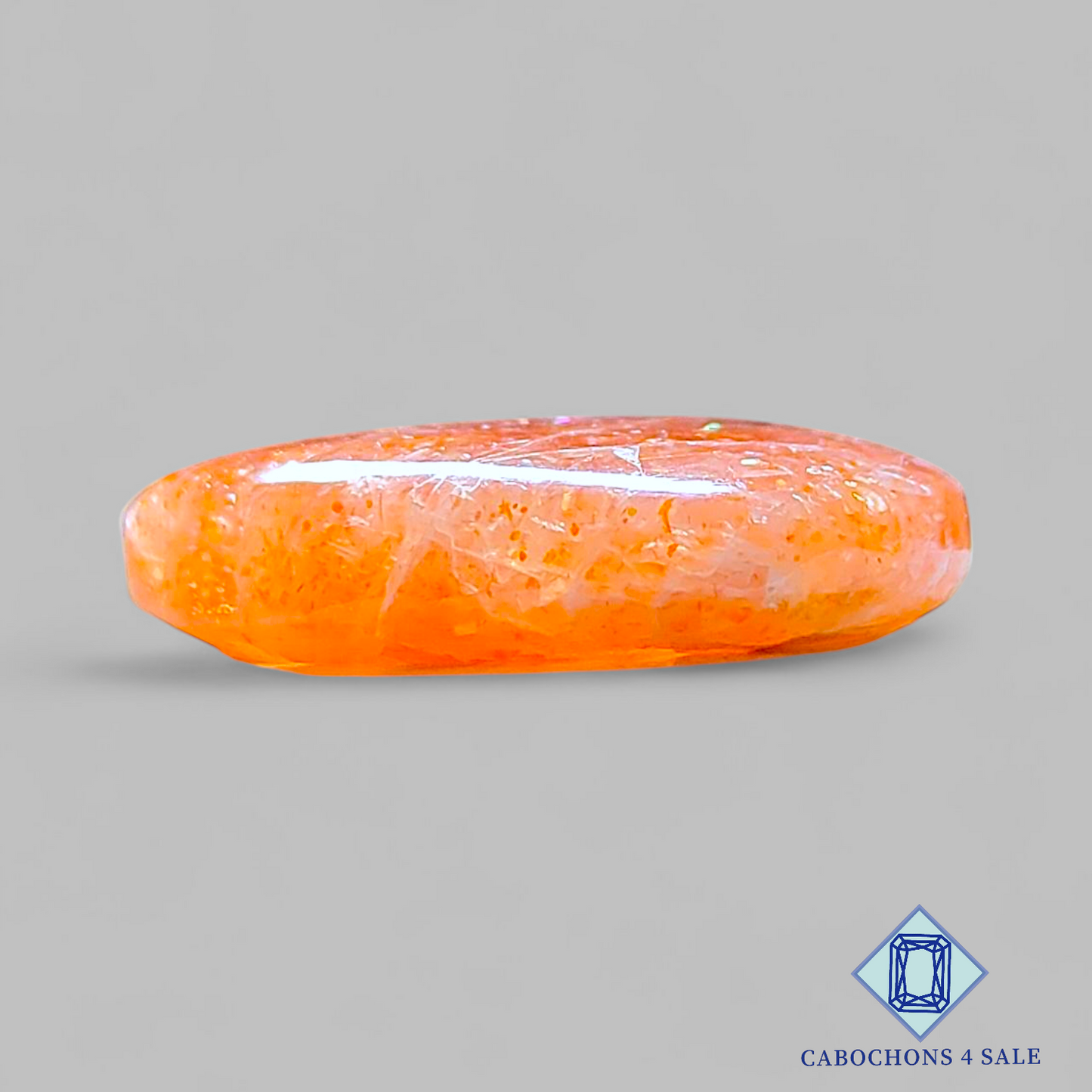 African Sunstone Pear Cabochons 25*20*6mm