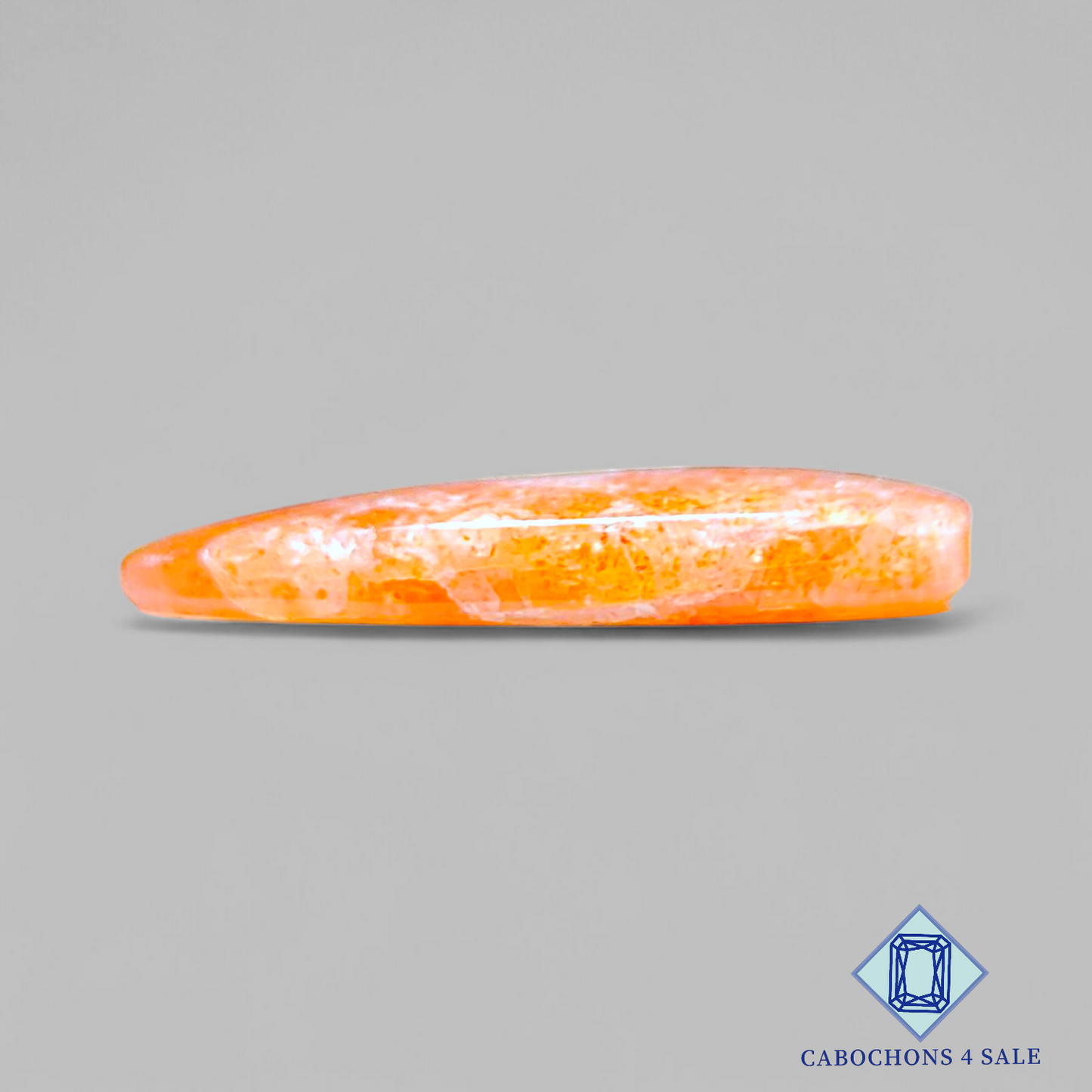 African Sunstone Pear Cabochons 28*14*4mm