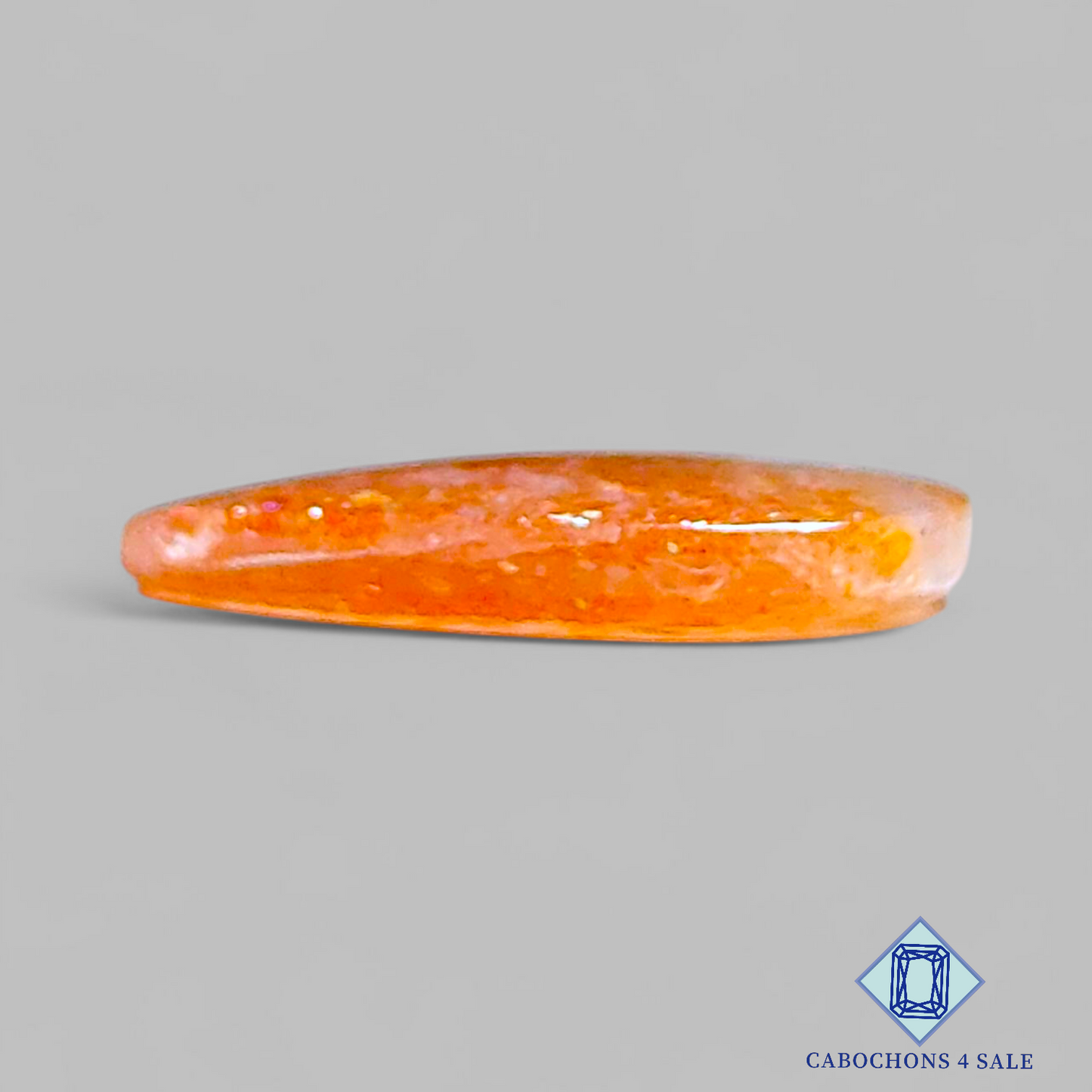 African Sunstone Pear Cabochons