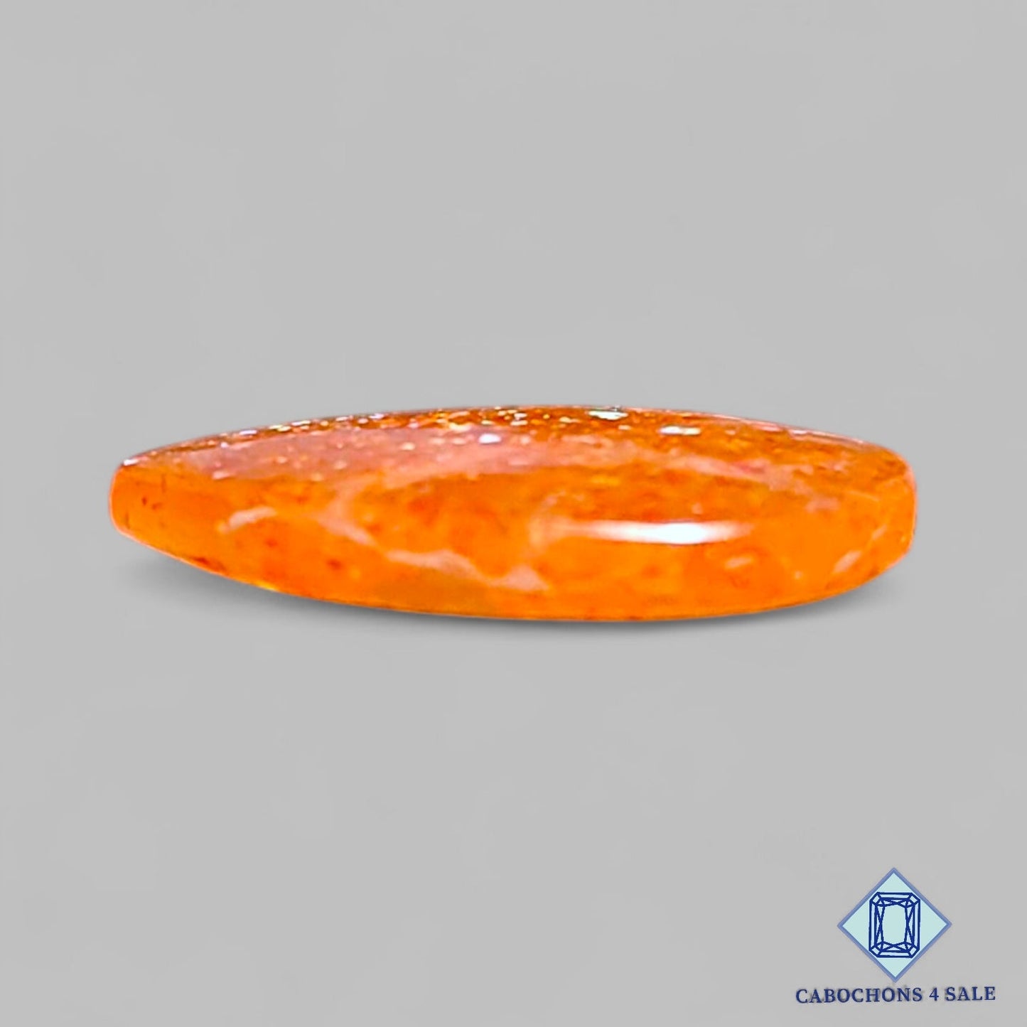 Natural Confetti Sunstone Gemstone Pear Cabochons 16*13*3mm available for sale