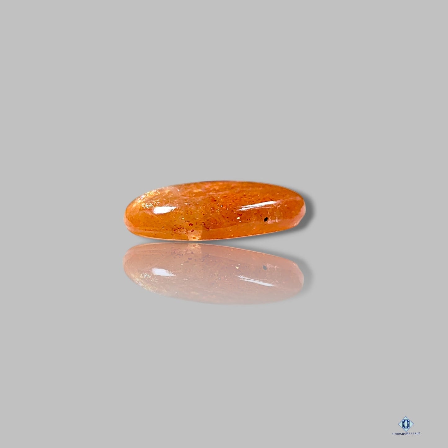 Cabujones ovalados de piedra solar africana