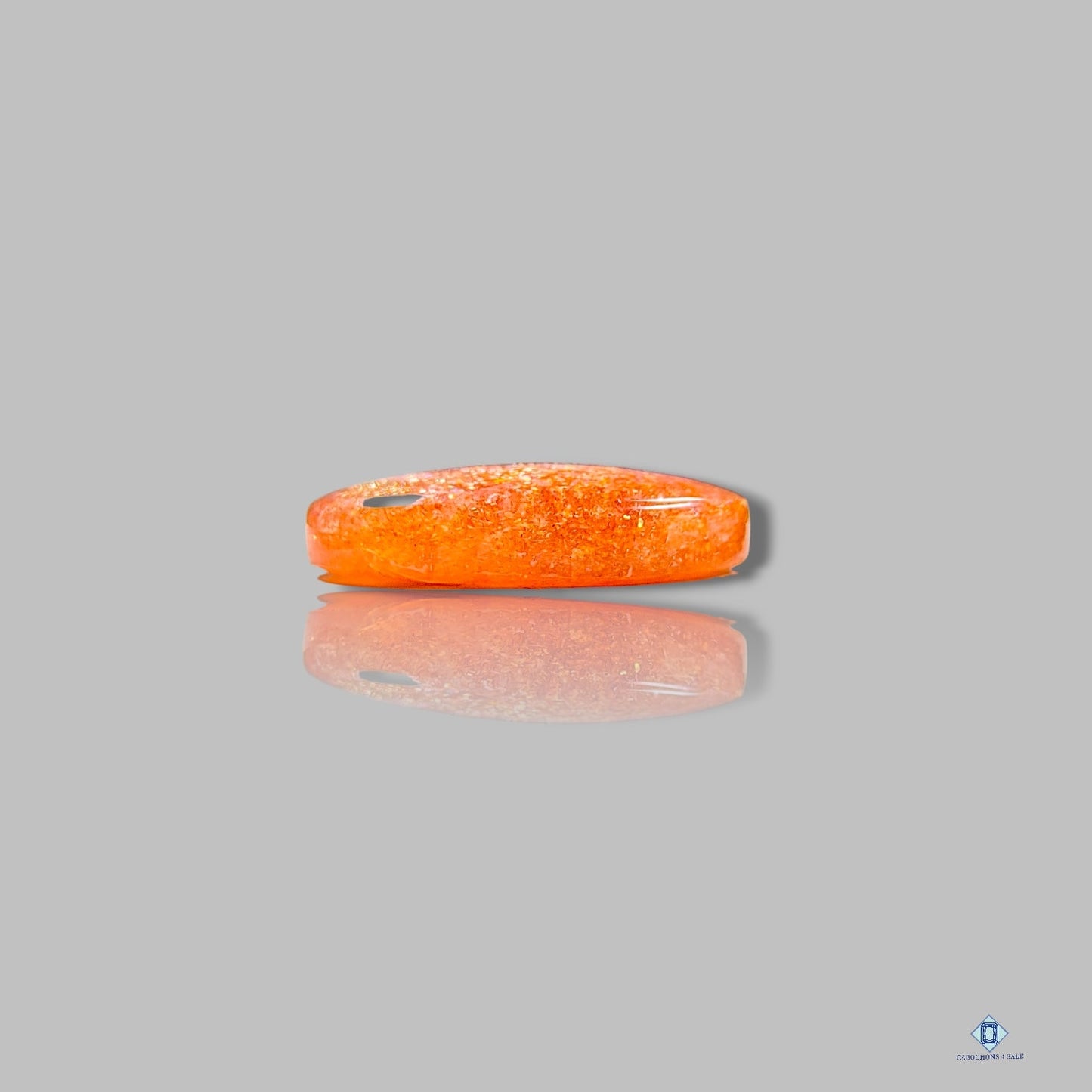 Cabujones ovalados de piedra solar africana