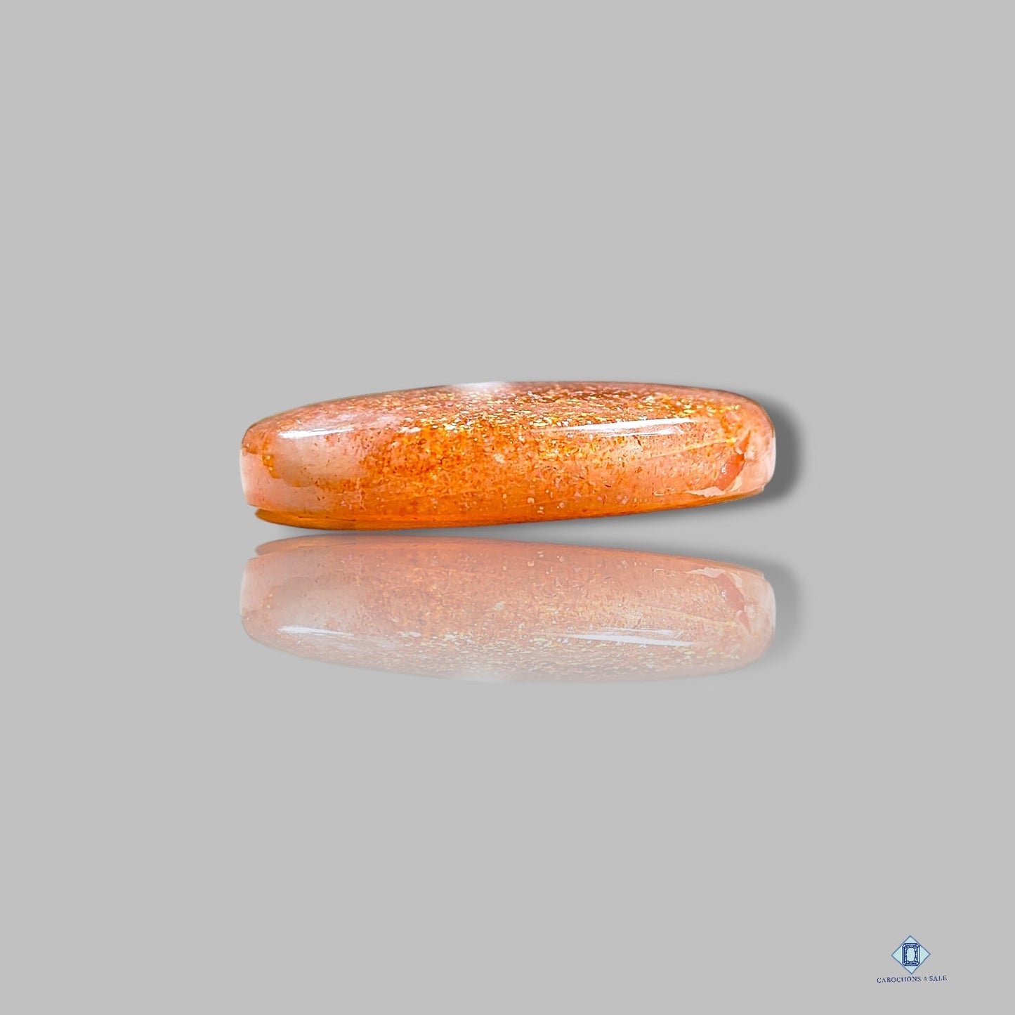 Cabujones ovalados de piedra solar africana