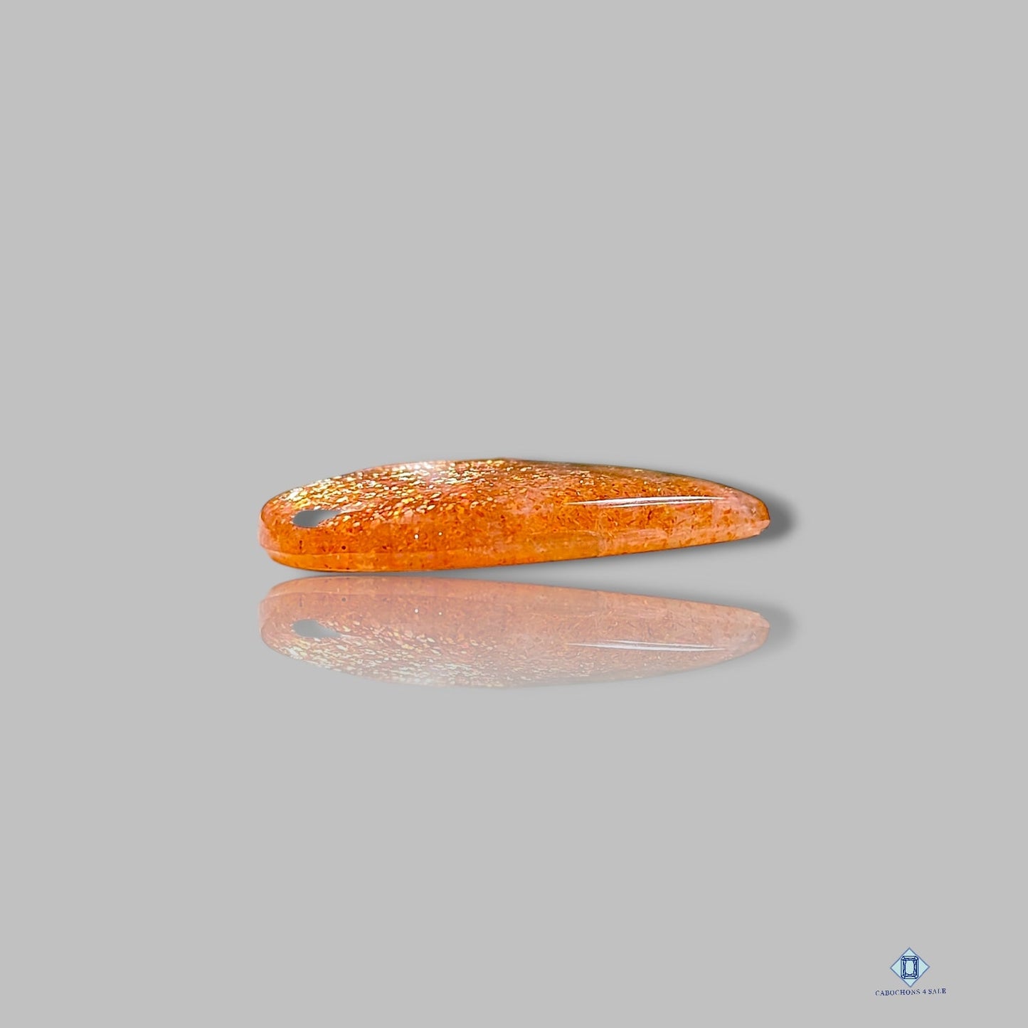 Cabujones de pera de piedra solar africana