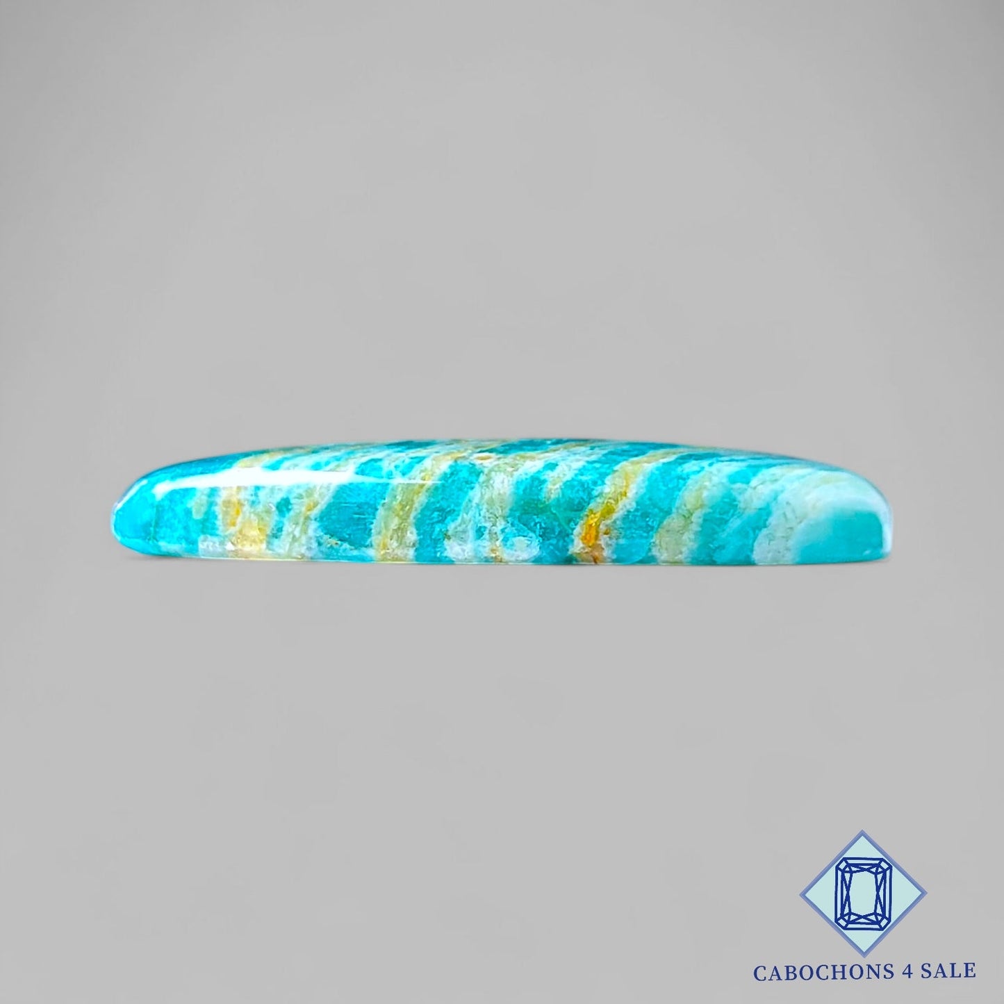 Cabujones de pera de amazonita