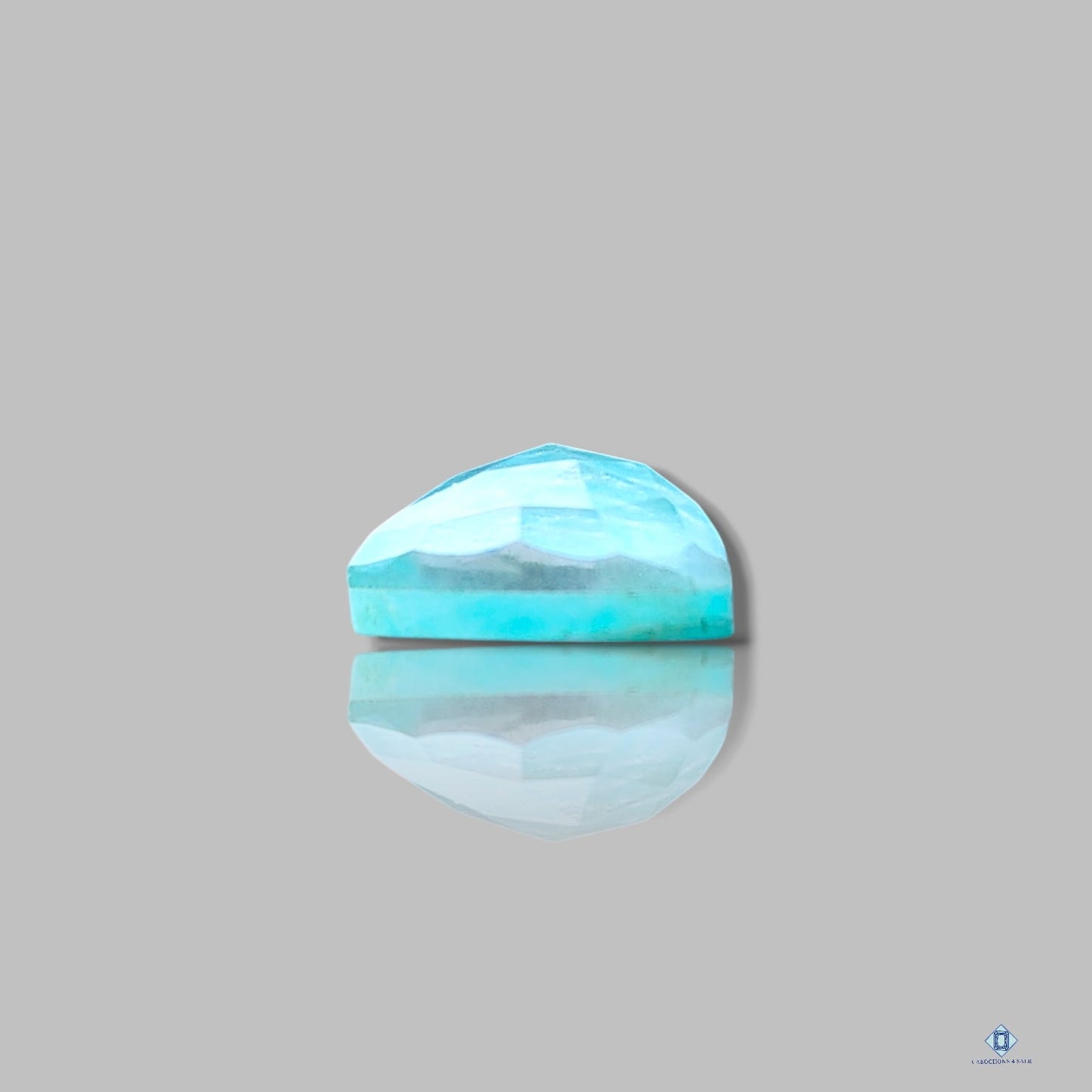 Dobletes de Amazonita + Cuarzo Cristal Corte Corazón Rosa