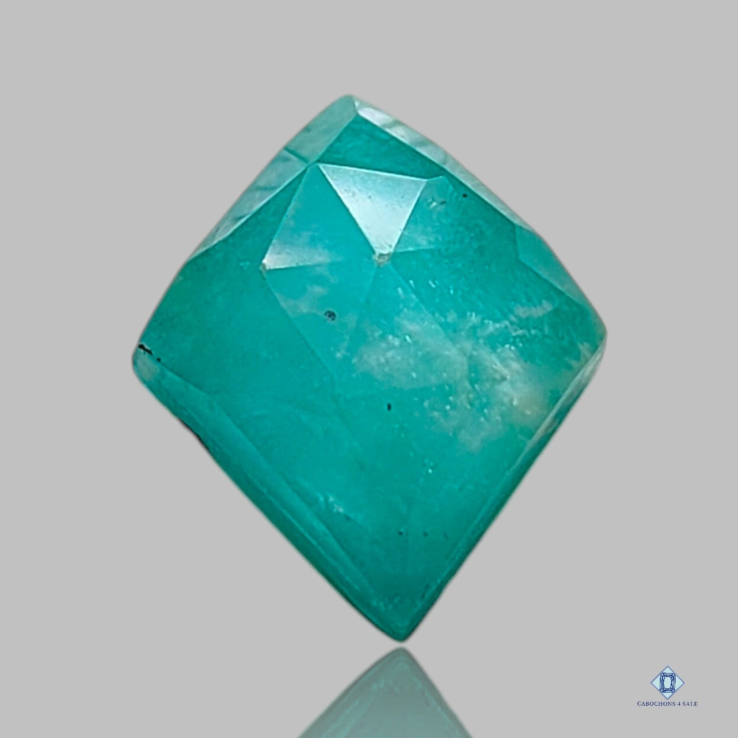 Amazonite + Crystal Quartz Doublets Rhombus Doublets