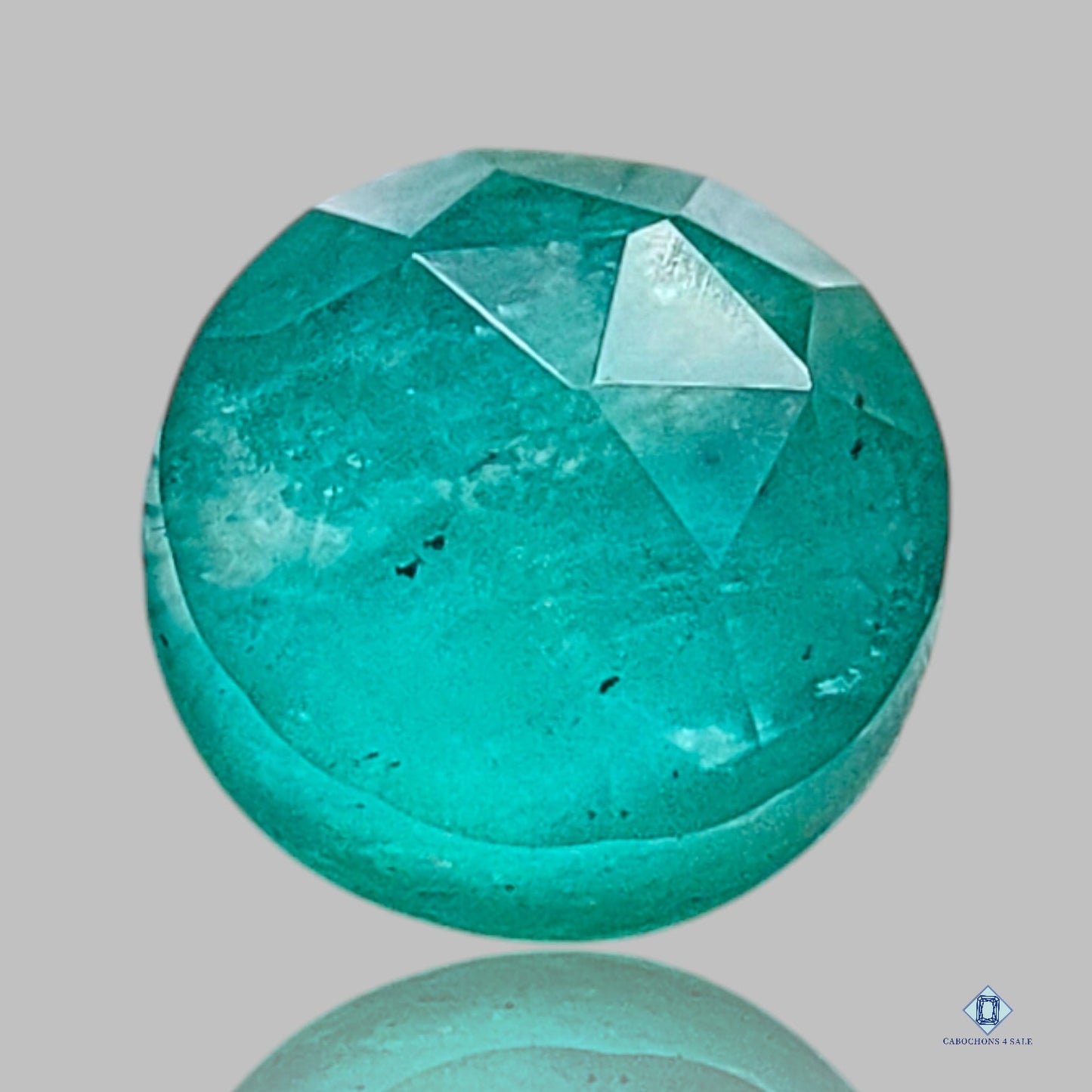 Amazonite + Crystal Quartz Doublets Round Doublets