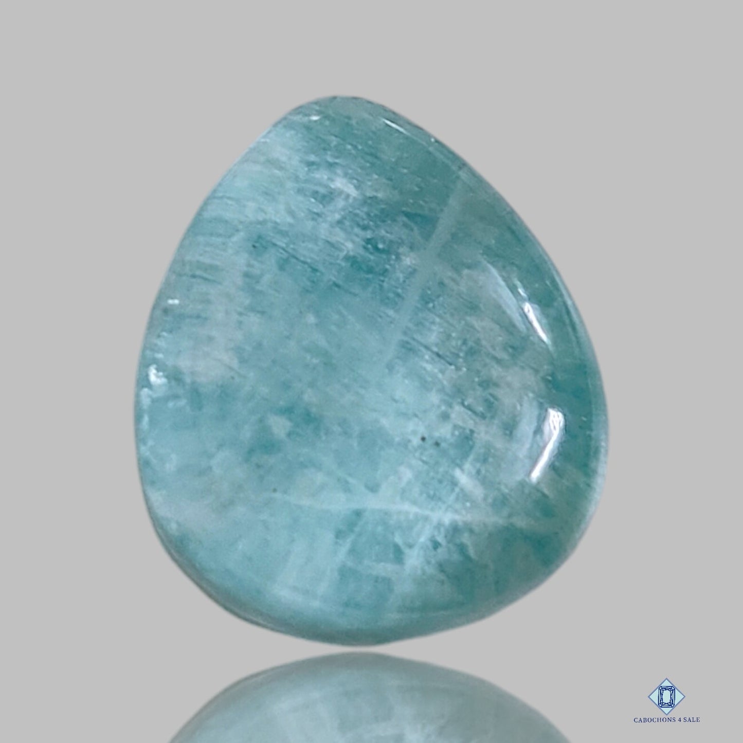 Amazonite + Crystal Quartz Doublets Pear Doublets