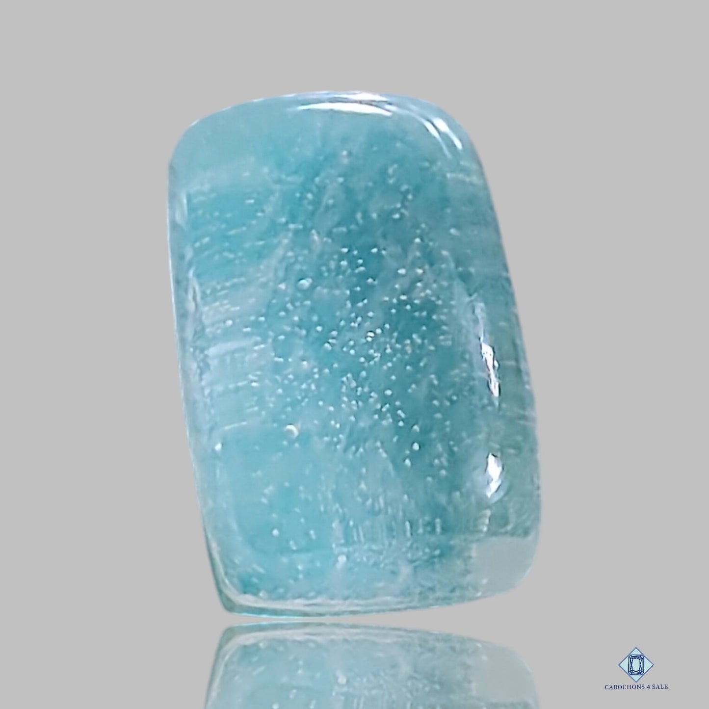 Dobletes de Amazonita + Cuarzo Cristal Dobletes Rectangulares