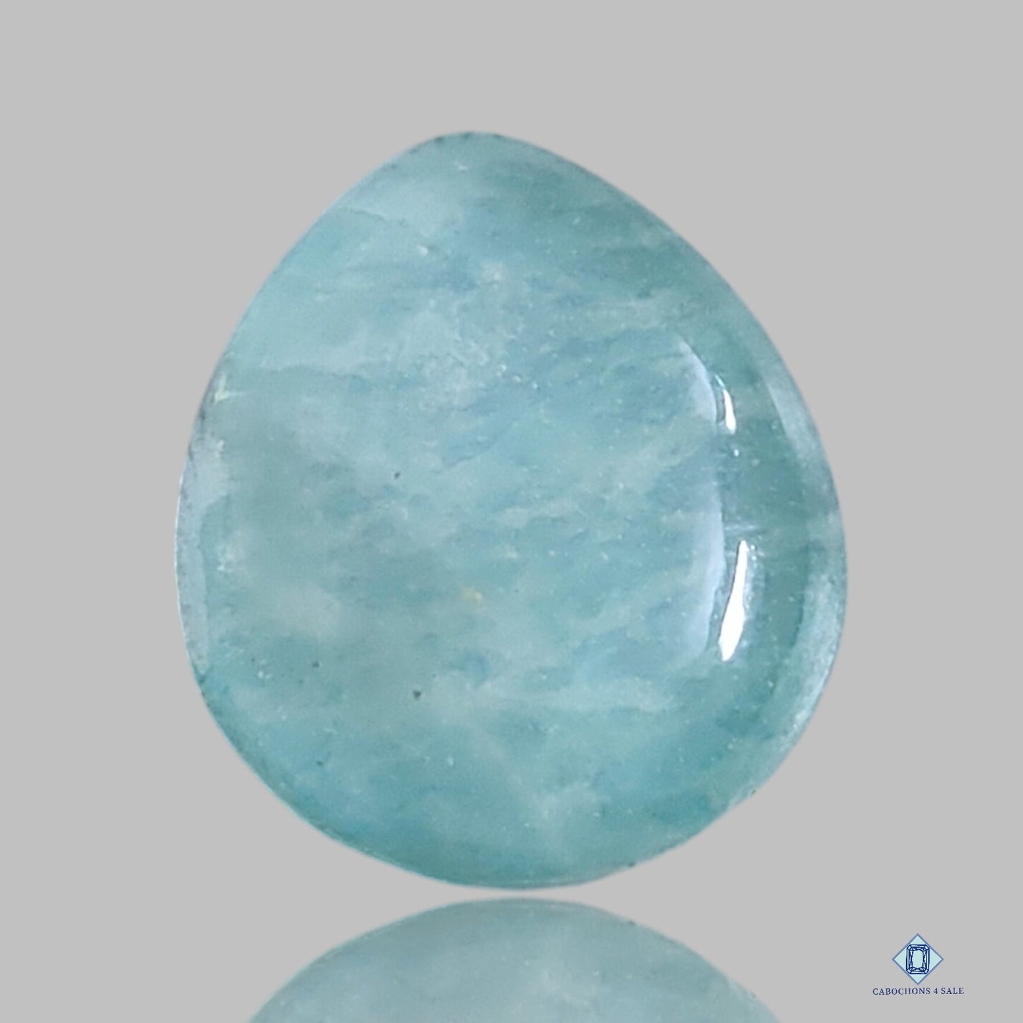 Amazonite + Crystal Quartz Doublets Pear Doublets