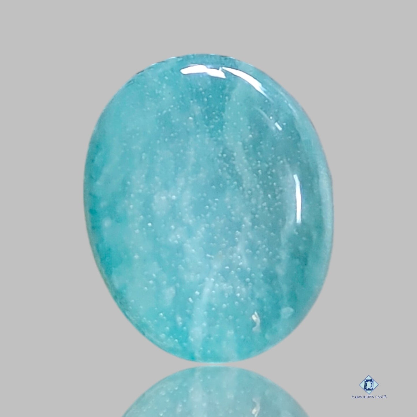 Amazonite + Crystal Quartz Doublets Oval Doublets