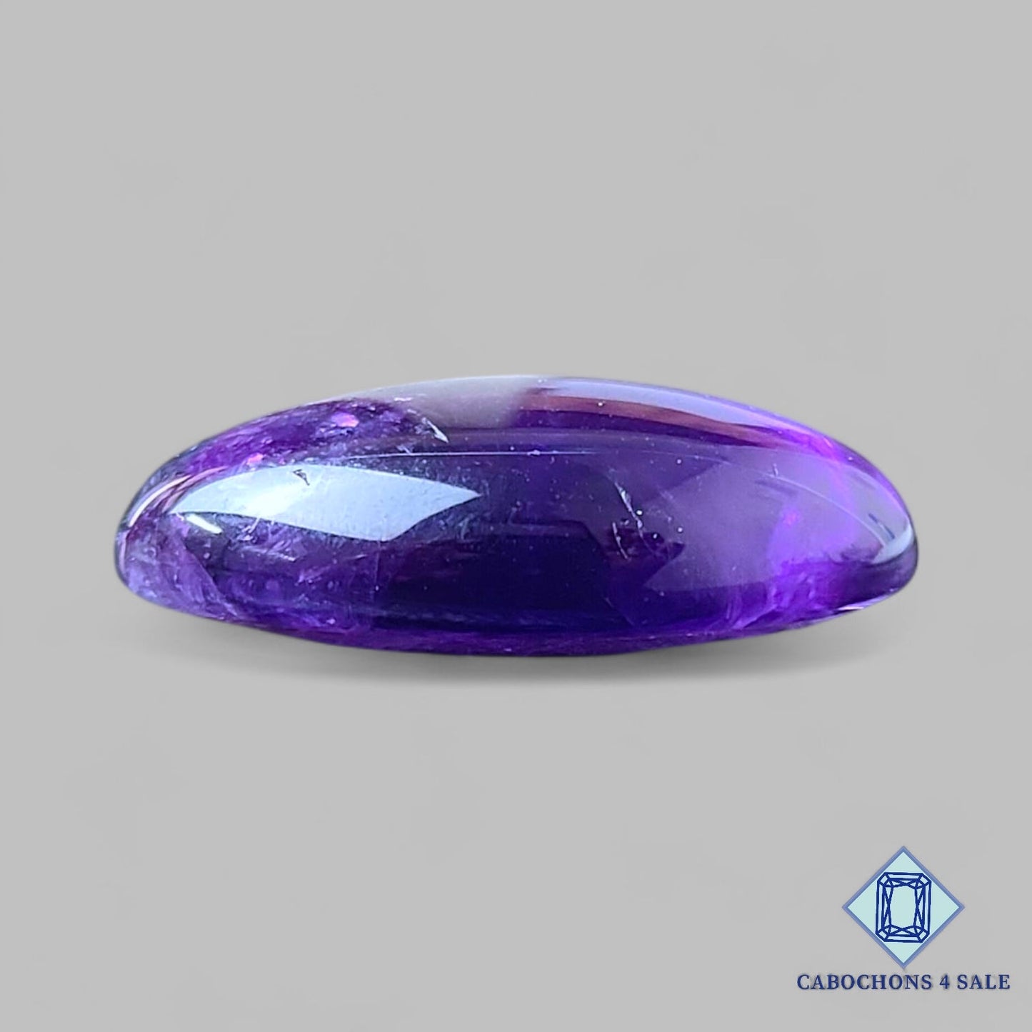 Natural Amethyst Gemstone Oval Cabochons 29*23*9mm from Brazil available for sale