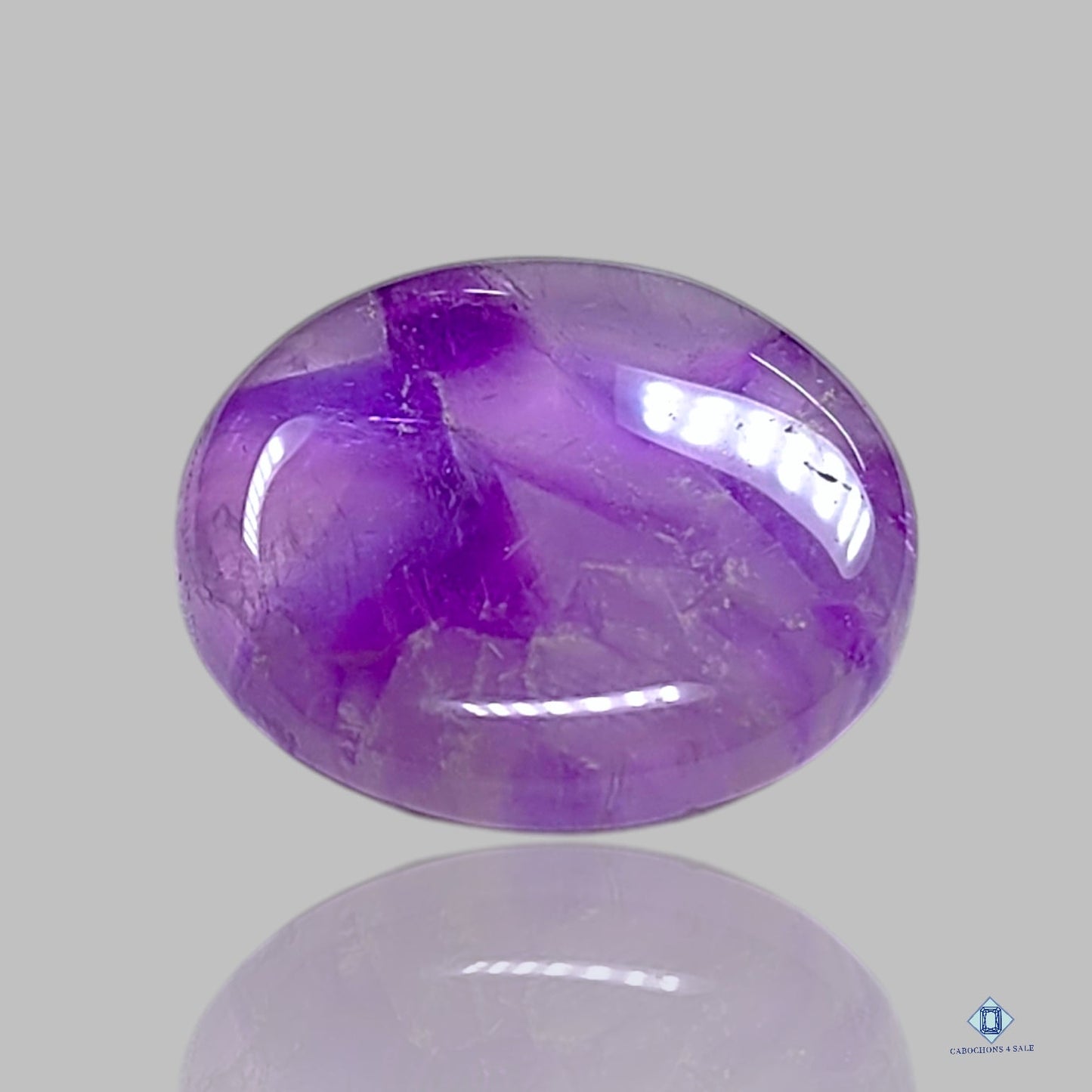 Cabujones redondos de amatista