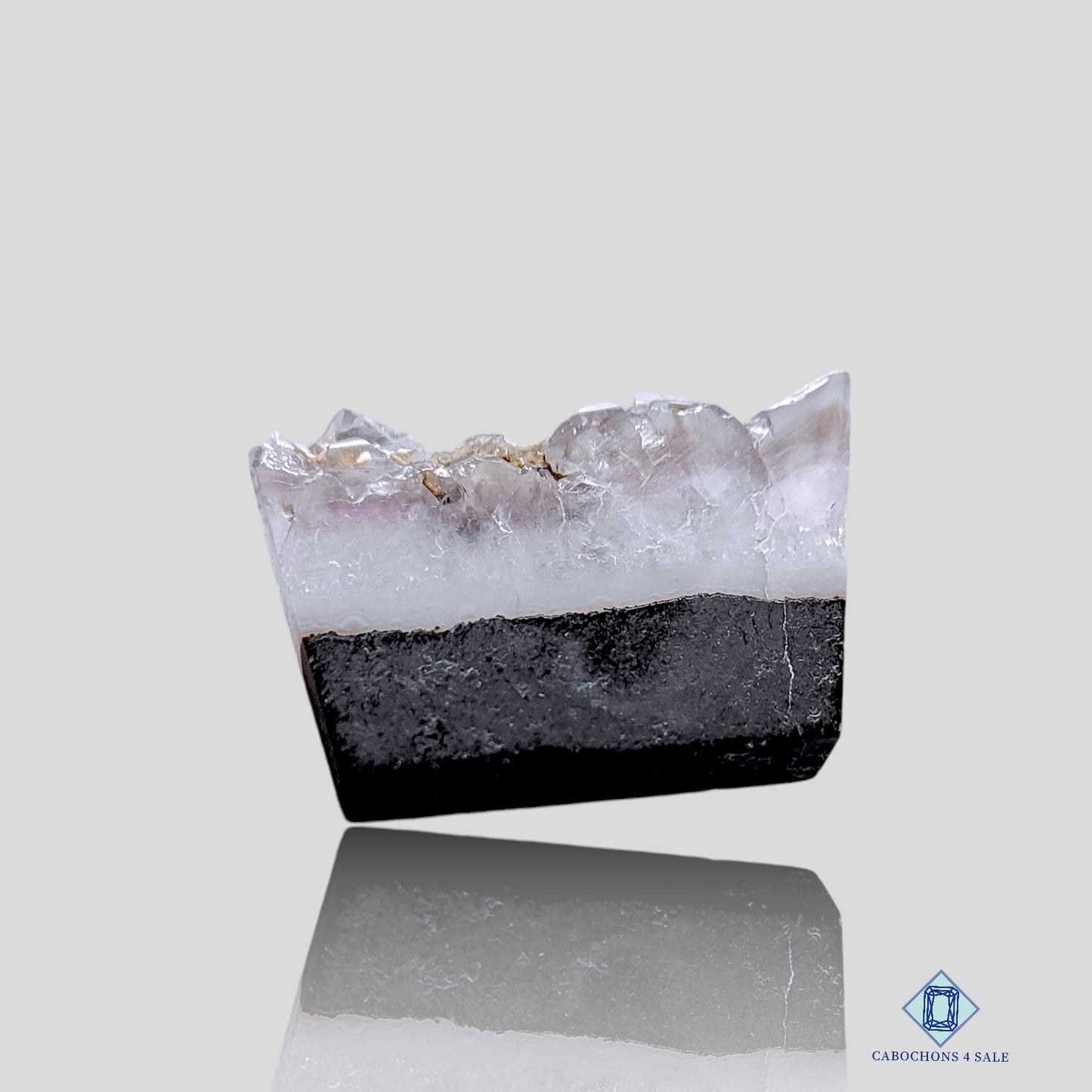 Amethyst Scheibe-Fancy-Druzy