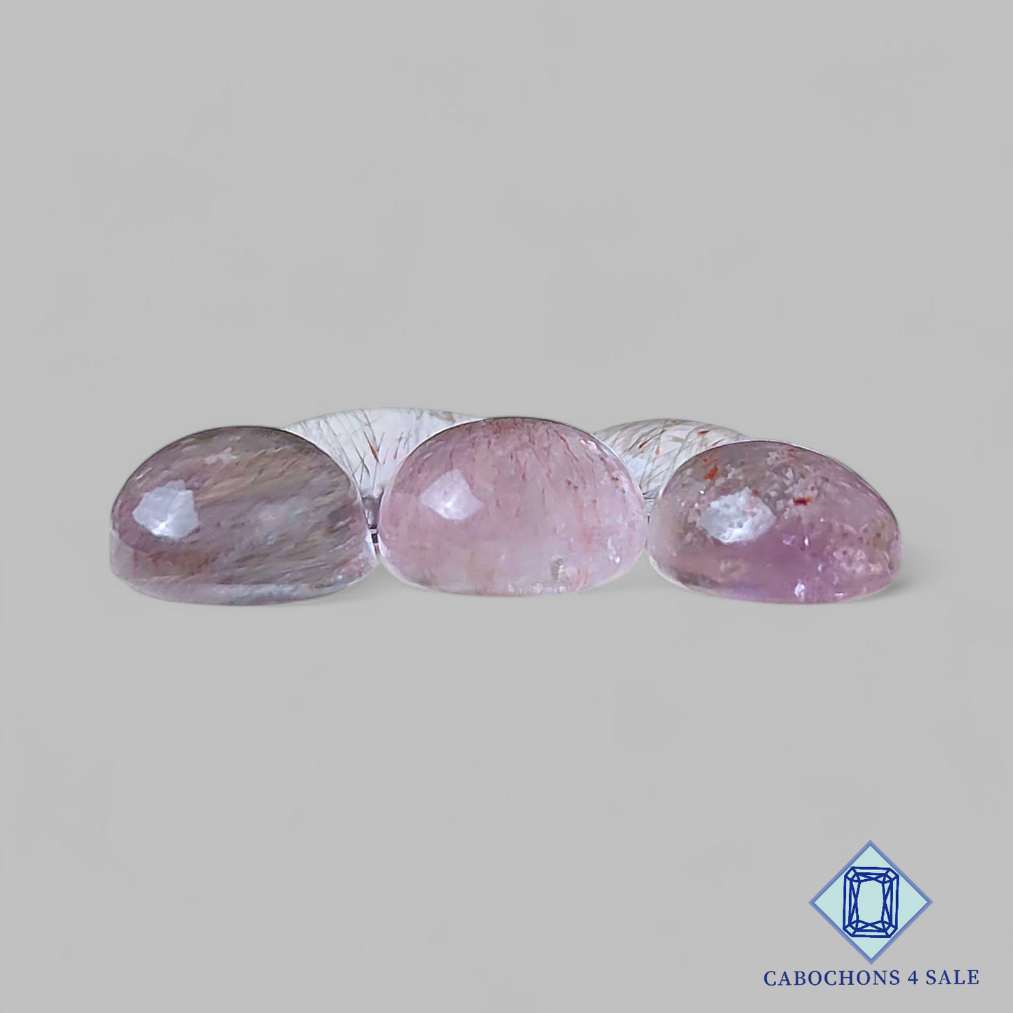 Lotes de siete formas mixtas de amatista natural