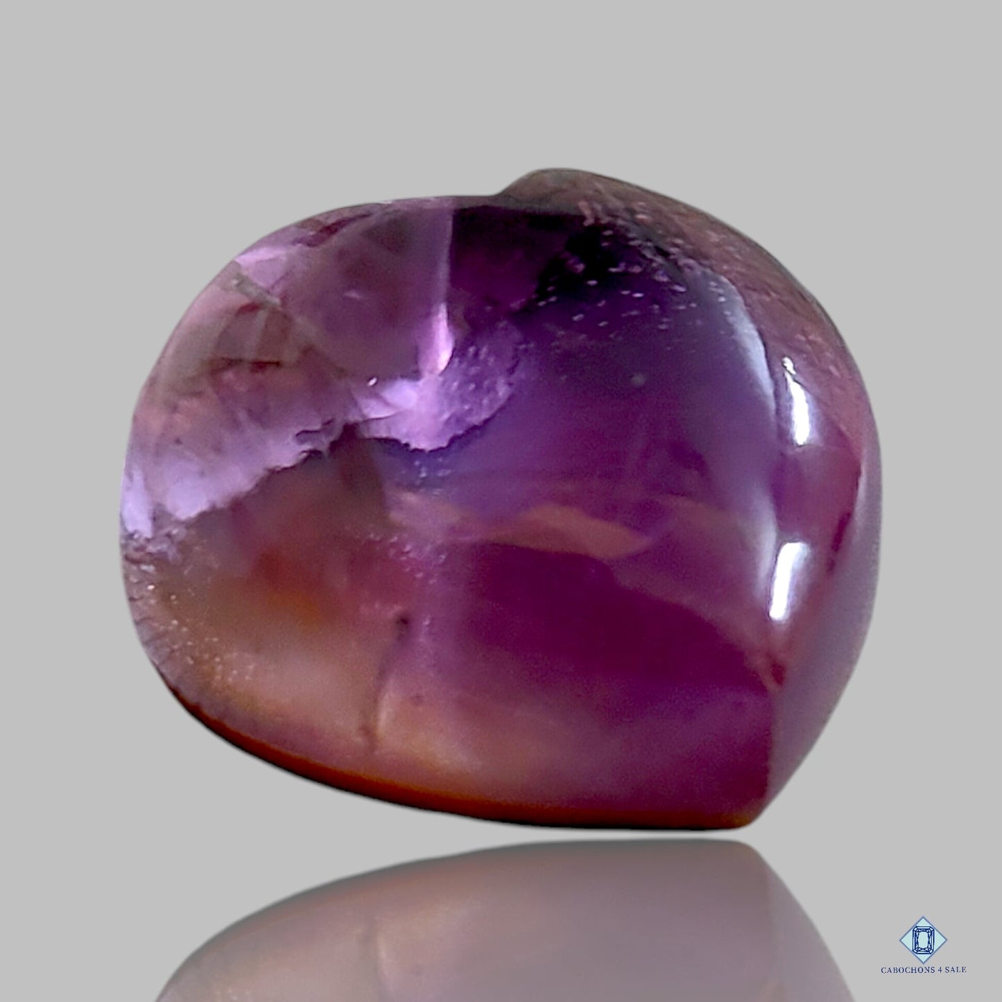 Amethyst + MOP Doublets Heart Doublets