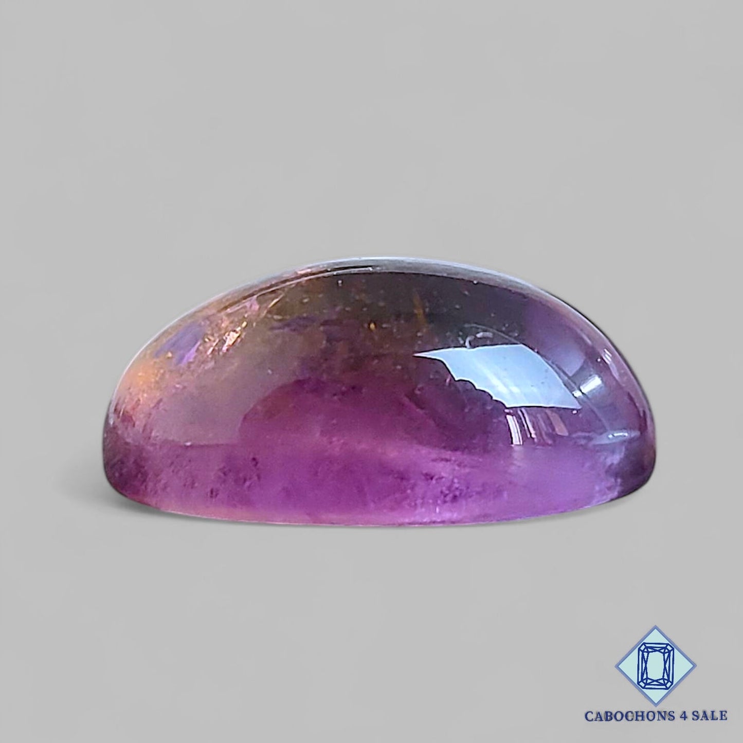 Natural Ametrine Gemstone Oval Cabochons 22*15*10mm From Bolivia available for sale