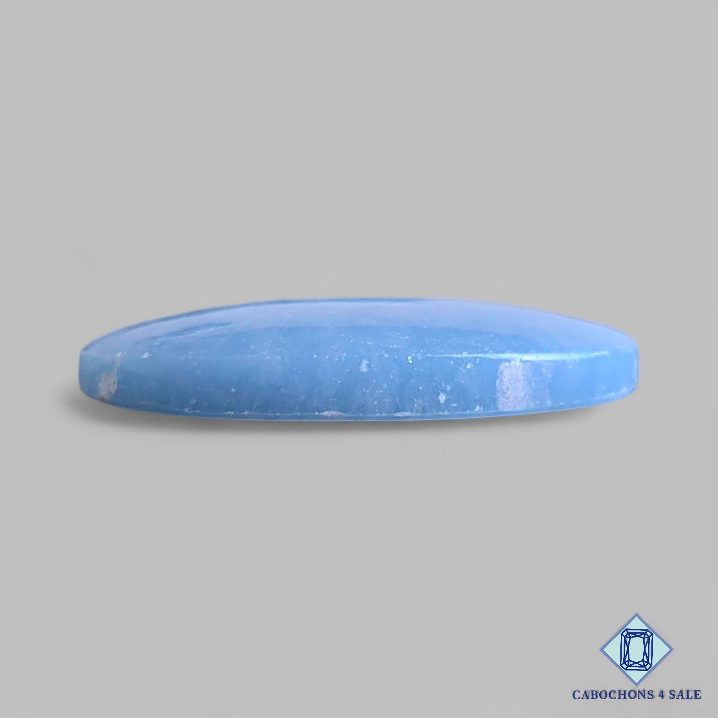 Natural Angelite Gemstone Oval Cabochons 35*21*5mm From Peru available for sale