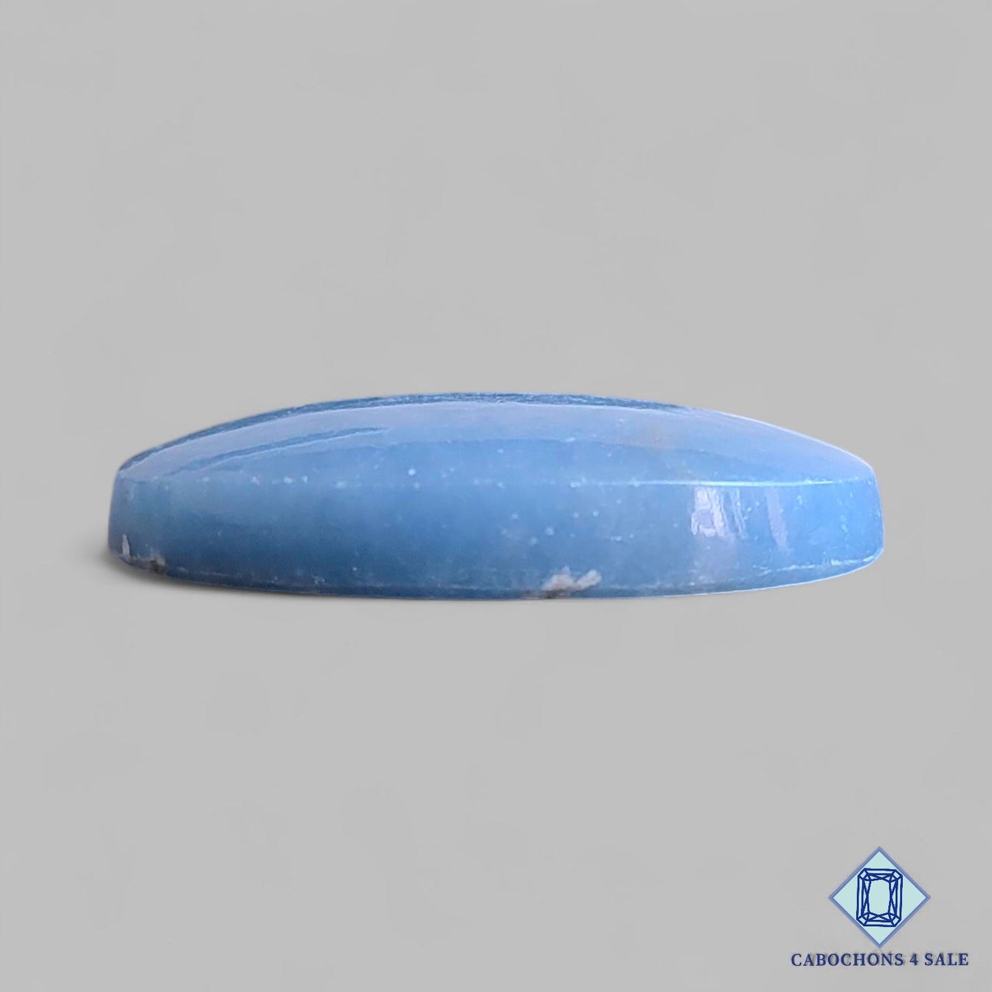 Natural Angelite Gemstone Oval Cabochons 33*23*7mm From Peru available for sale