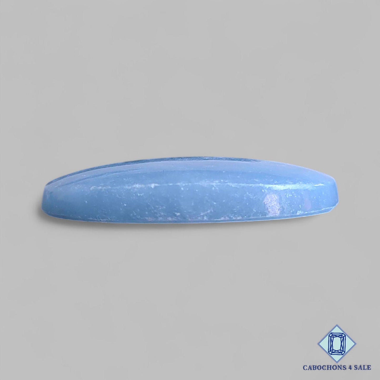 Natural Angelite Gemstone Oval Cabochons 33*17*5mm From Peru available for sale