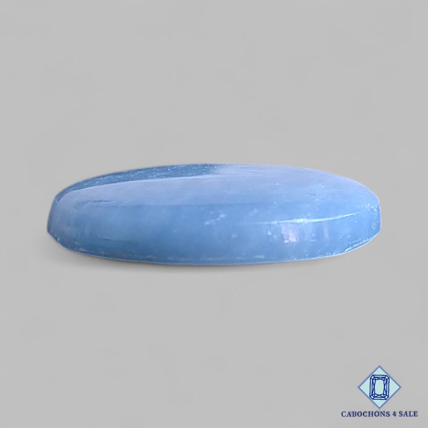 Natural Angelite Gemstone Round Cabochons 25*4mm From Peru available for sale