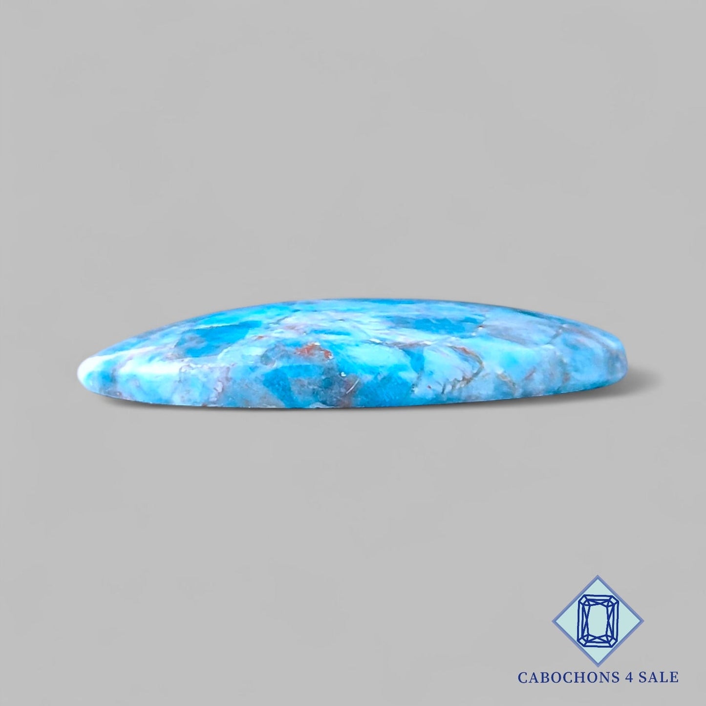 Natural Apatite Gemstone Oval Cabochons 37*21*5mm from Brazil available for sale