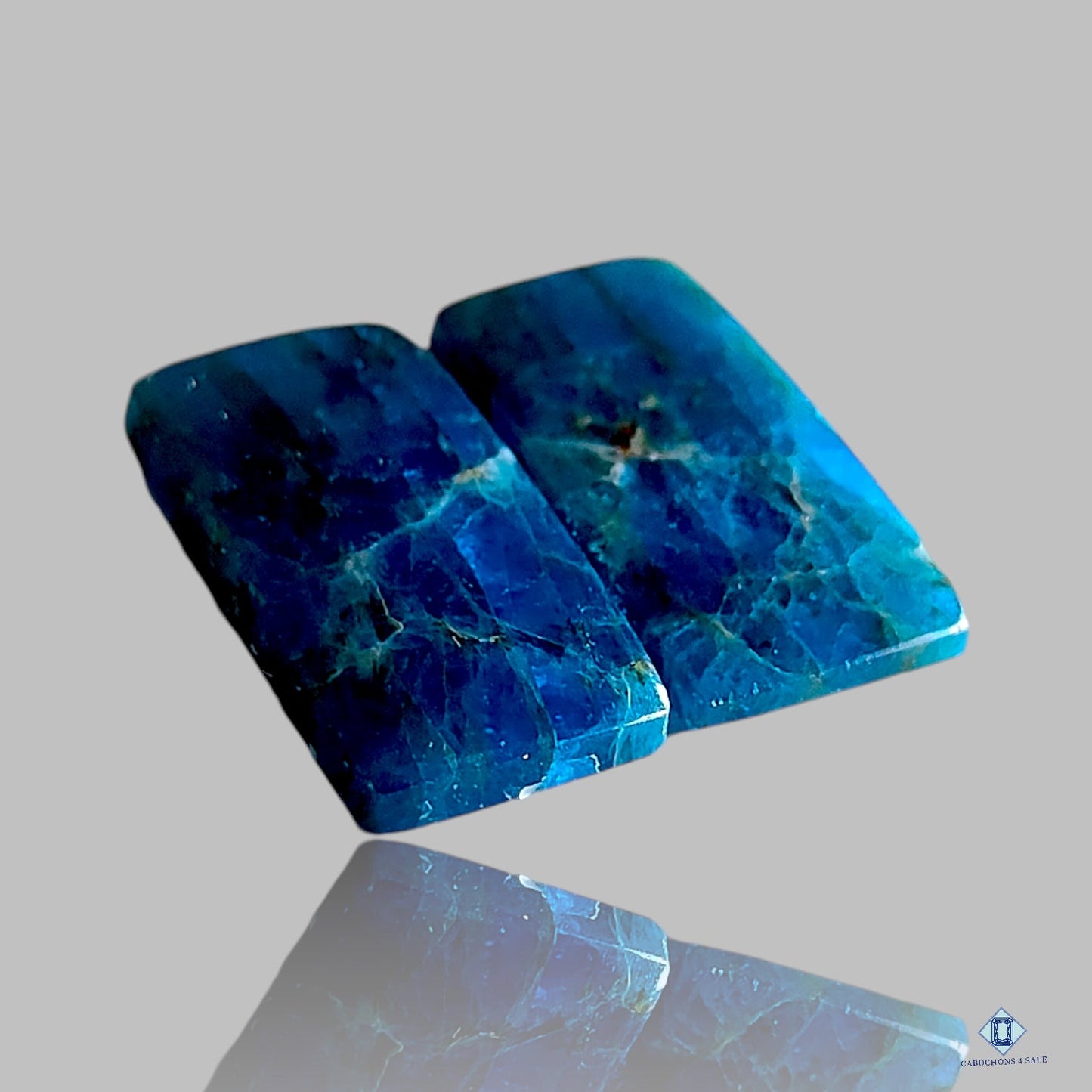 Pares de rectángulos de apatita