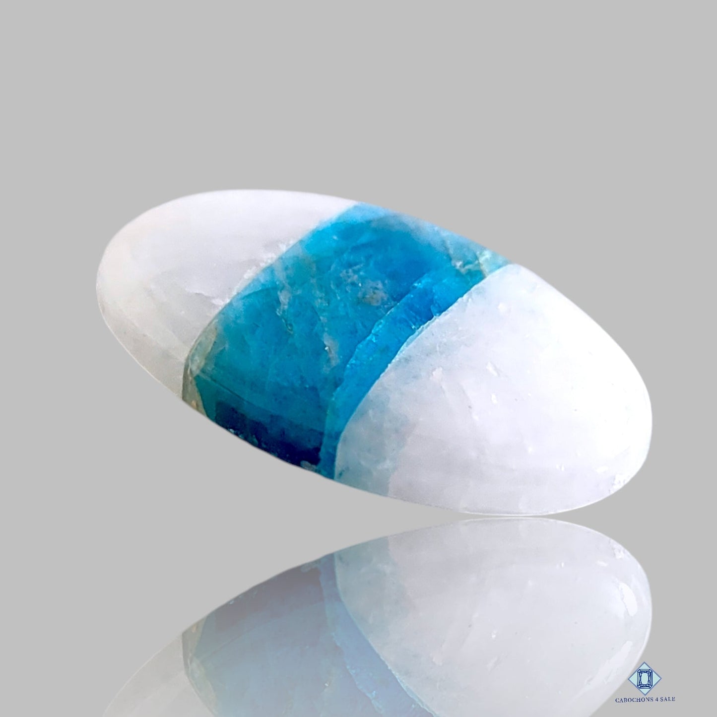 Apatite + Moonstone Doublets Oval Doublets