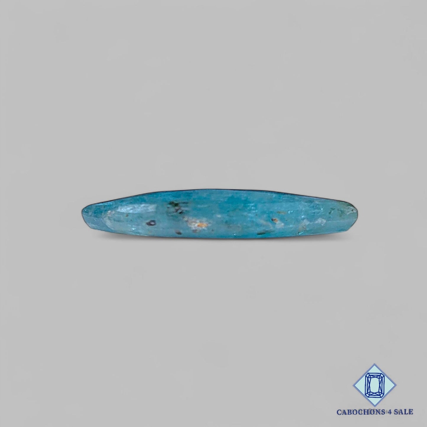 Natural Aqua Kyanite Gemstone Marquise Rose Cut 25*8*3mm from Brazil available for sale