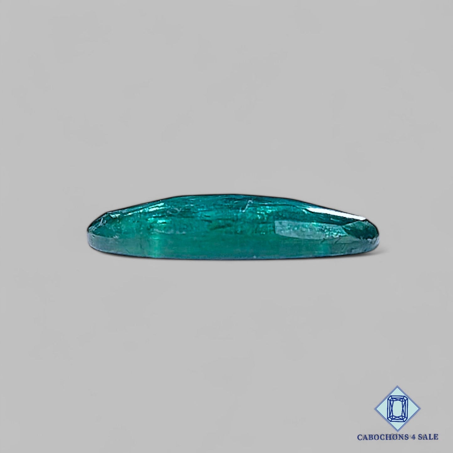 Natural Aqua Kyanite Gemstone Oval Rose Cut 18*10*3mm from Brazil available for sale