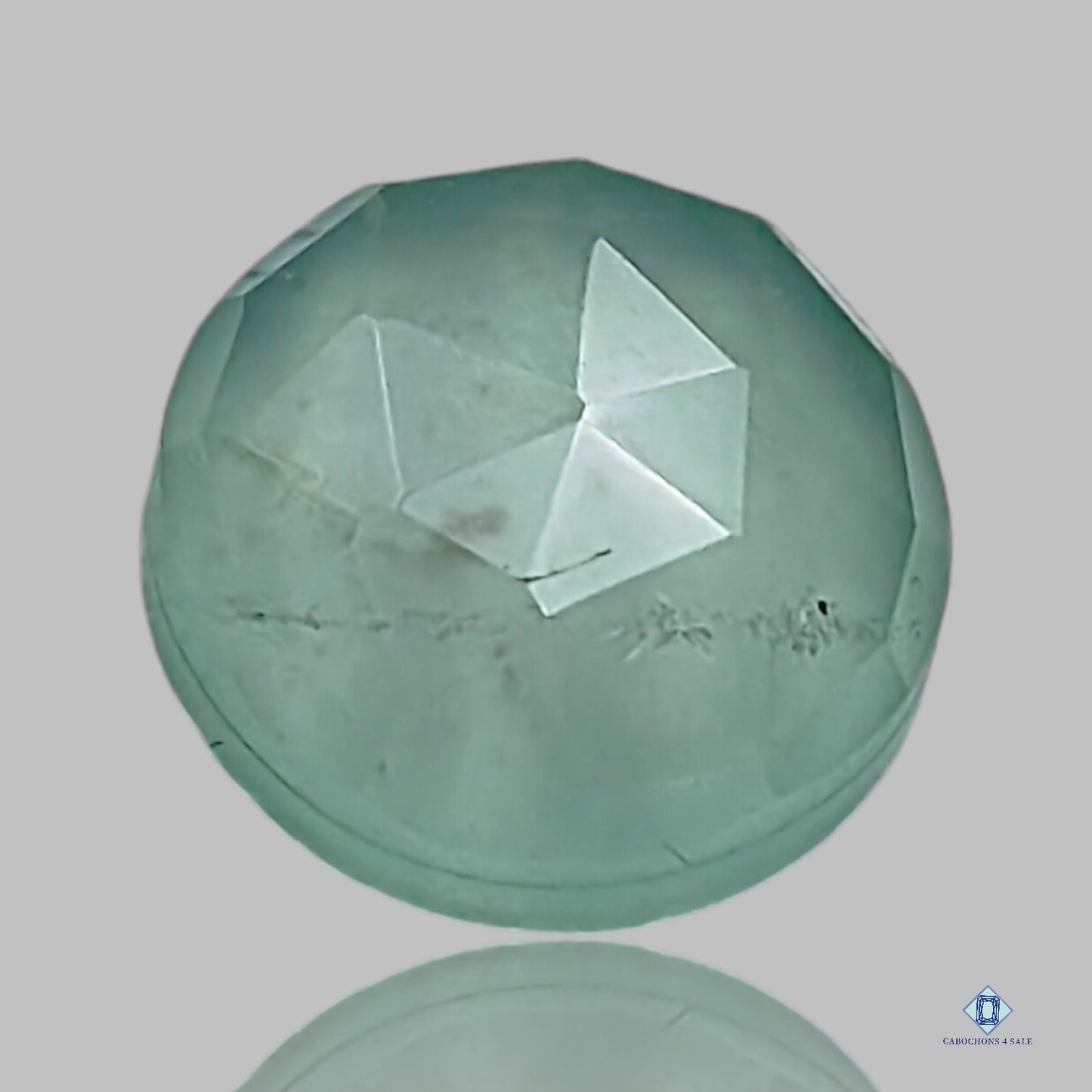 Dobletes de aguamarina + cuarzo cristal Dobletes redondos