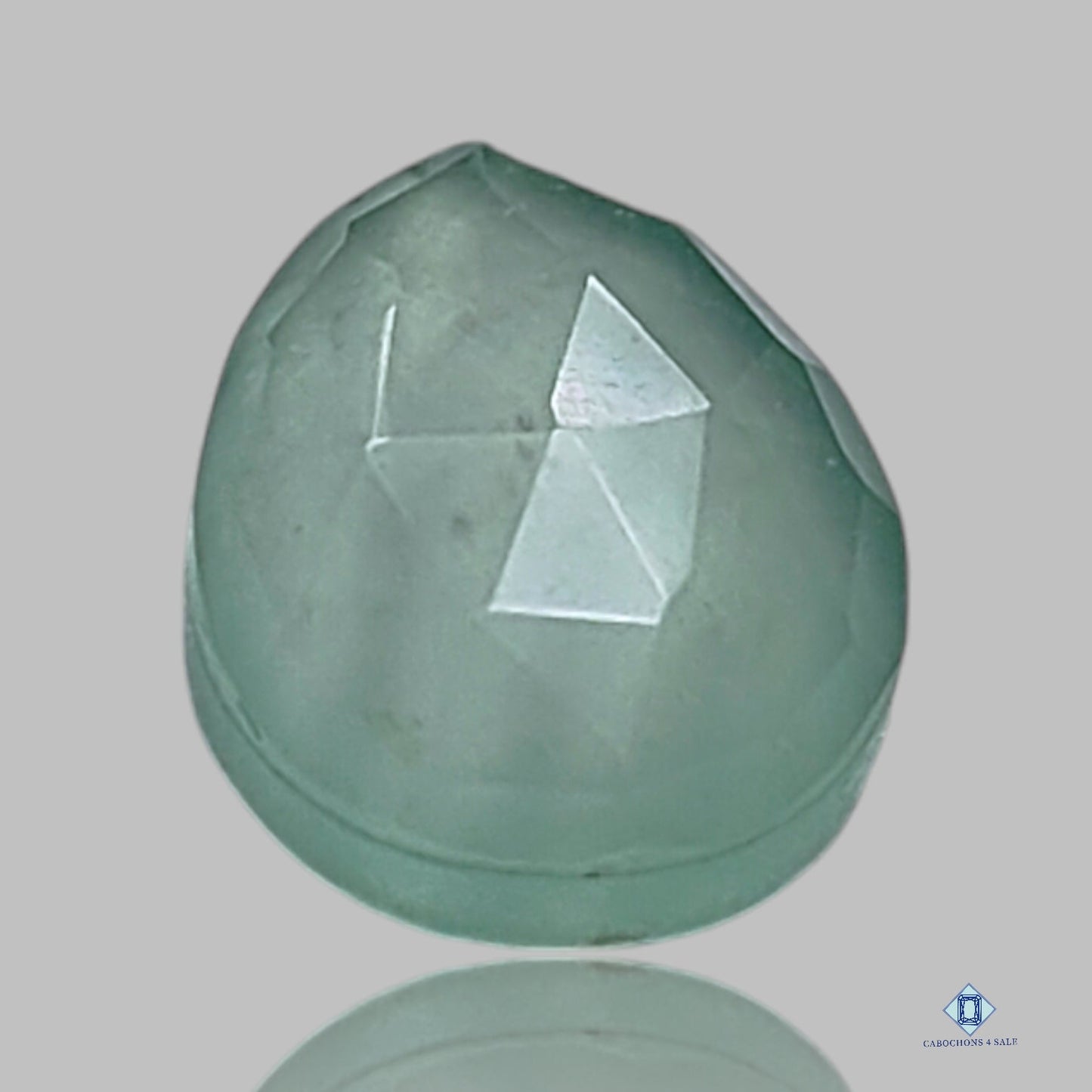 Aquamarine + Crystal Quartz Doublets Pear Doublets