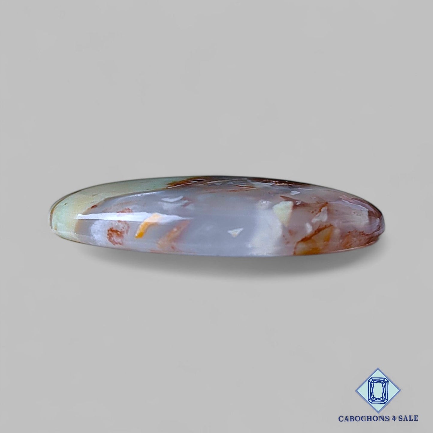 Natural Aquaprase Gemstone Oval Cabochons 35*29*5mm from South Africa available for sale