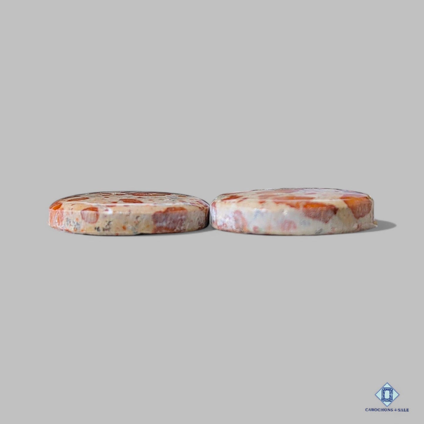 Natural Asteroid Jasper Gemstone Round Pairs 17*4mm from Indonesia available for sale