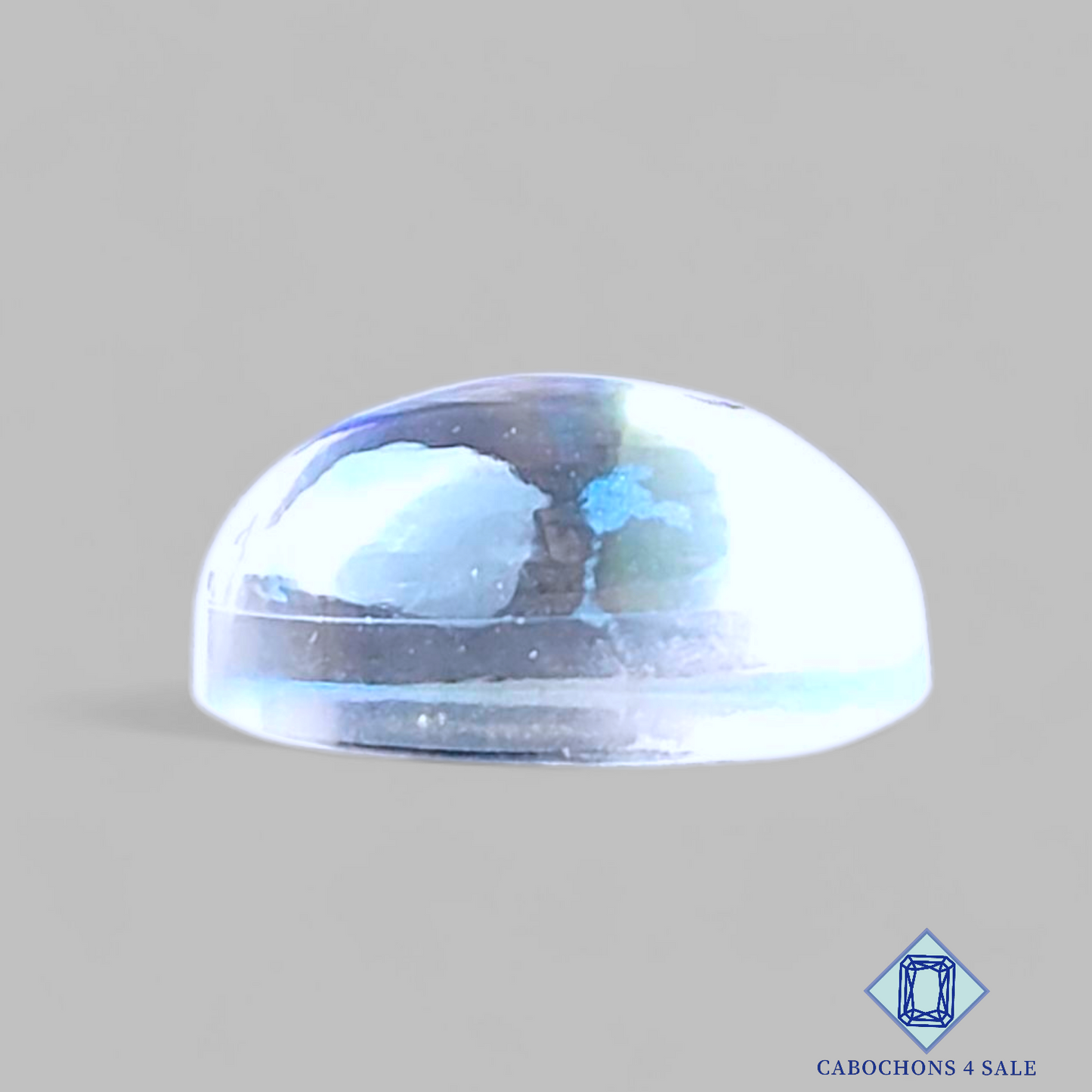 Aura Glass + Crystal Quartz Doublet