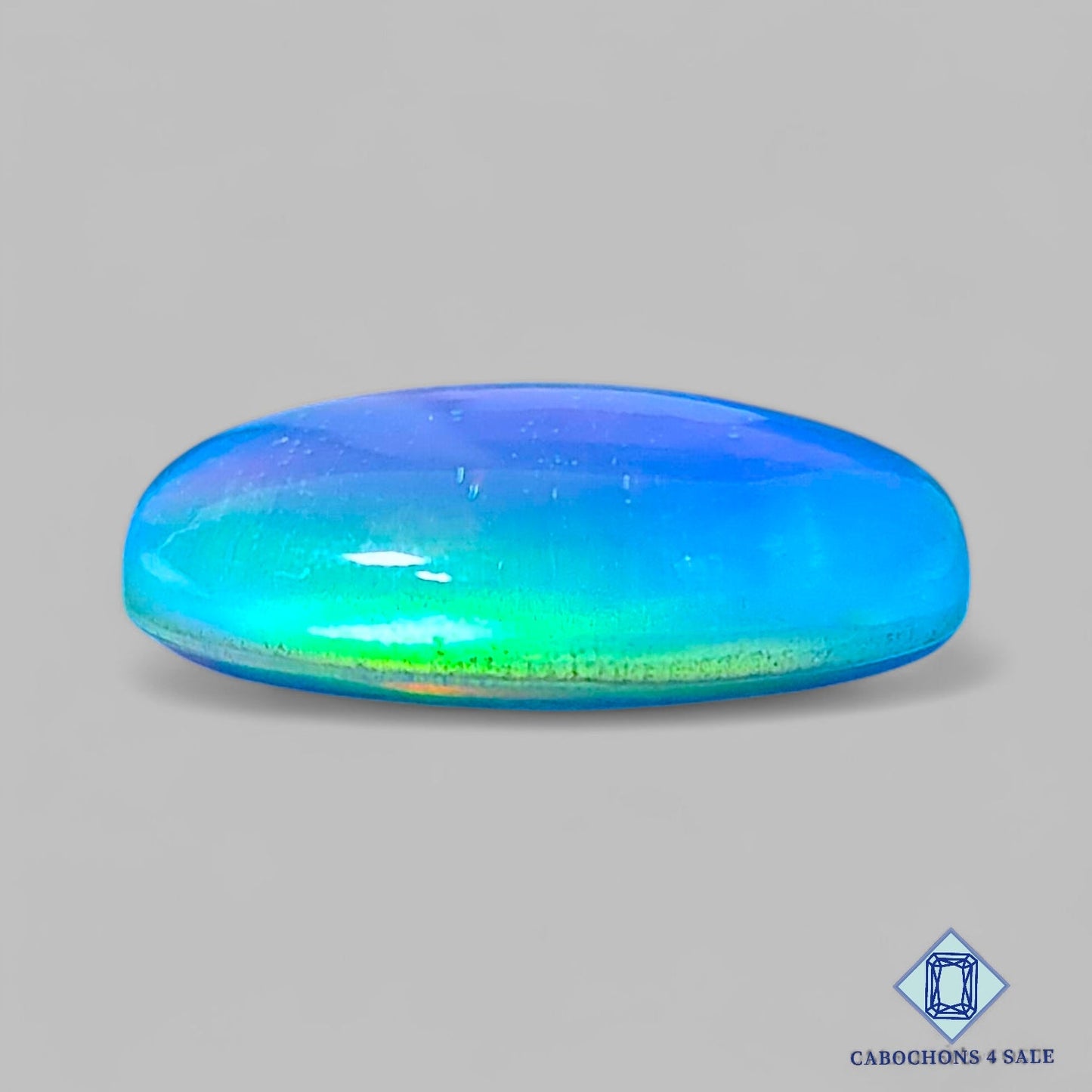 Aurora Opal + Crystal Quartz Doublet Gemstone Oval Doublets 26*20*7mm available for sale