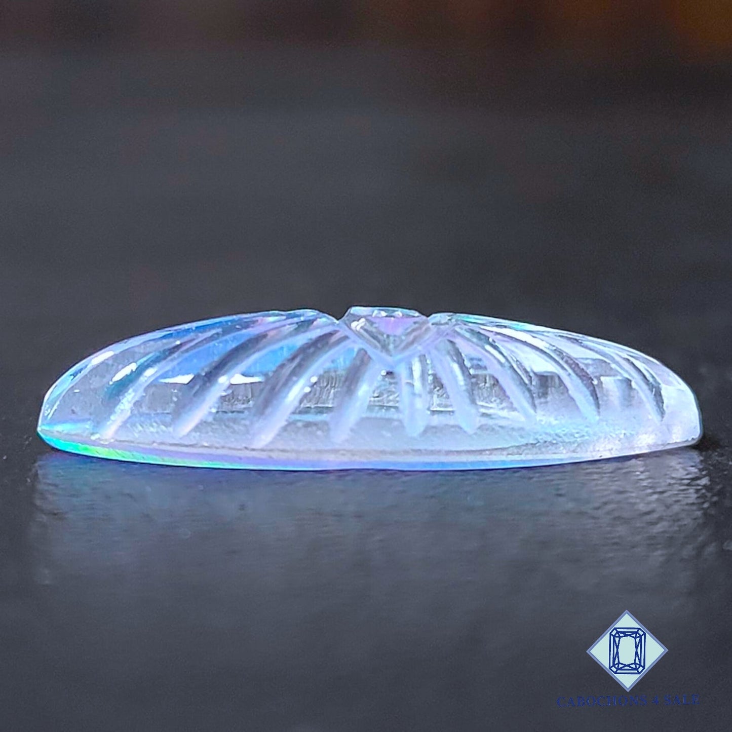 Aurora Opal + Crystal Quartz Doublet Gemstone Marquise Doublets 27*12*6mm available for sale