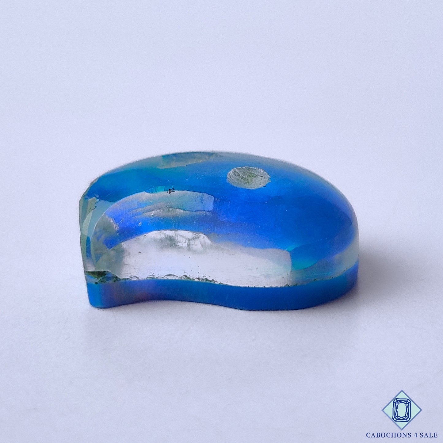Aurora Opal + Crystal Quartz Doublets