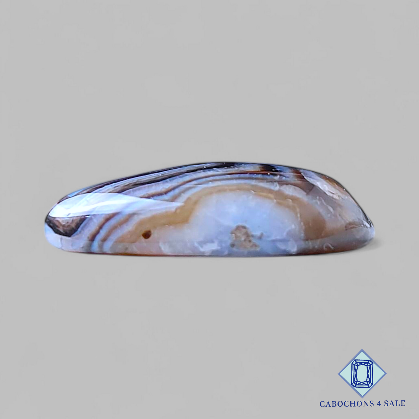 Banded Onyx Pear Cabochons