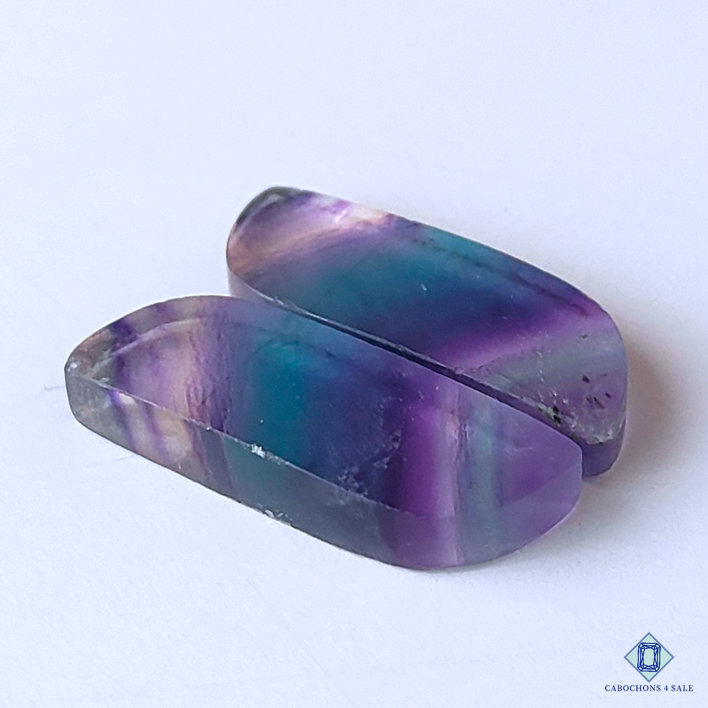 Banded Teal Blue Fluorite