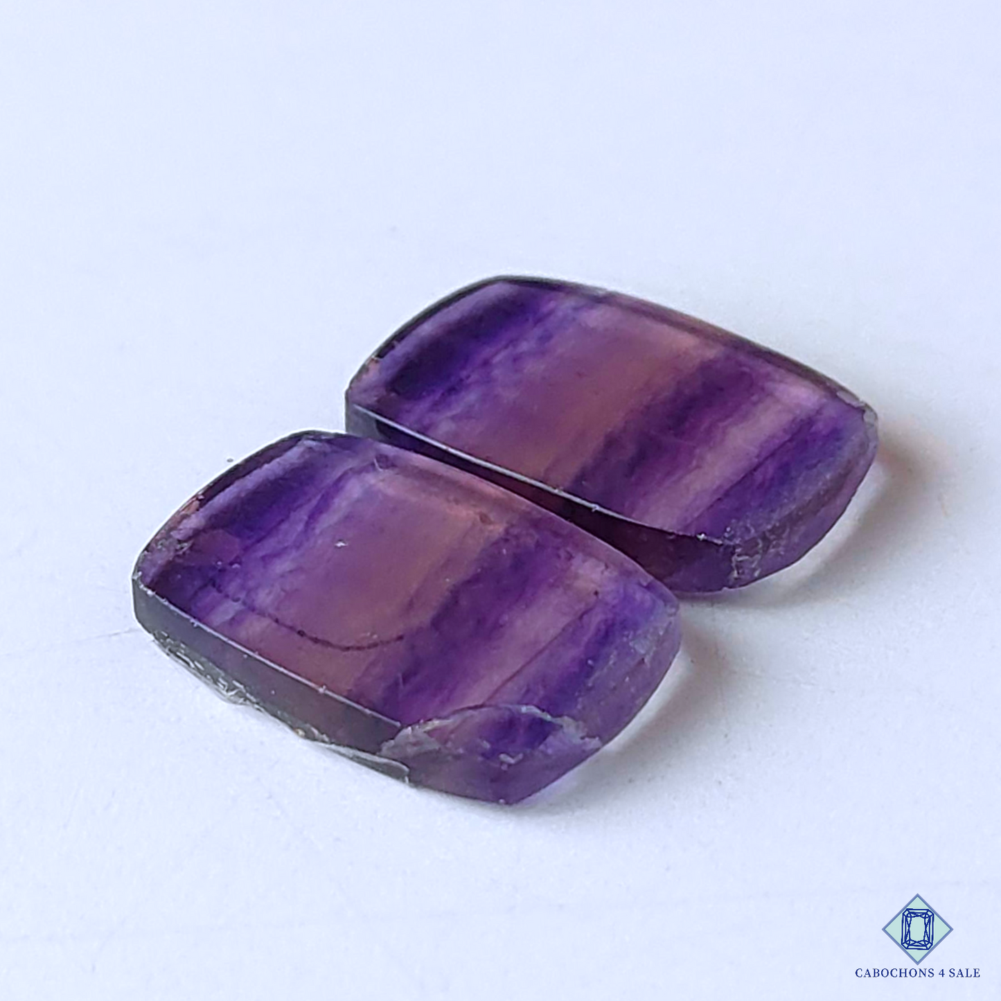 Banded Teal Blue Fluorite