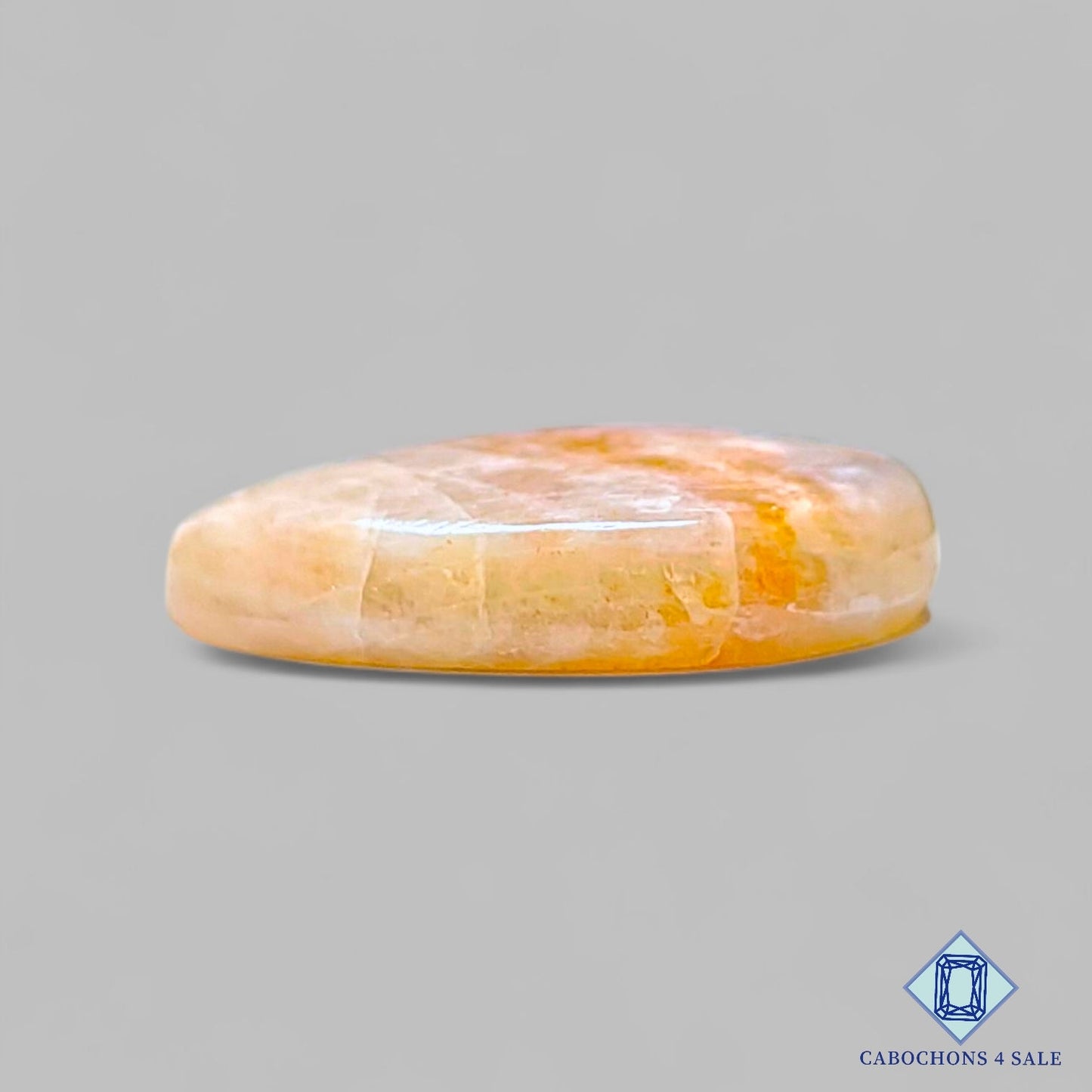 Cabujones de pera de belomorita (piedra lunar + piedra solar)