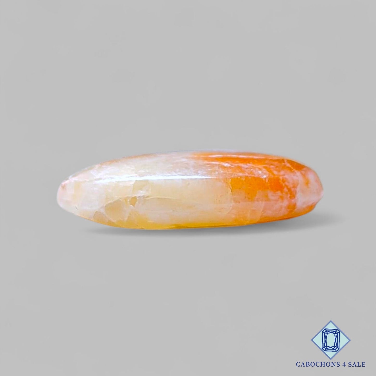 Cabujones ovalados de belomorita (piedra lunar y piedra solar)