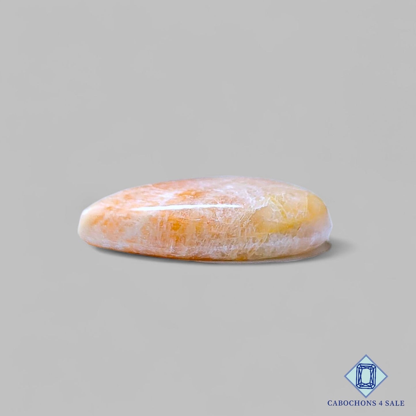 Cabujones de pera de belomorita (piedra lunar + piedra solar)